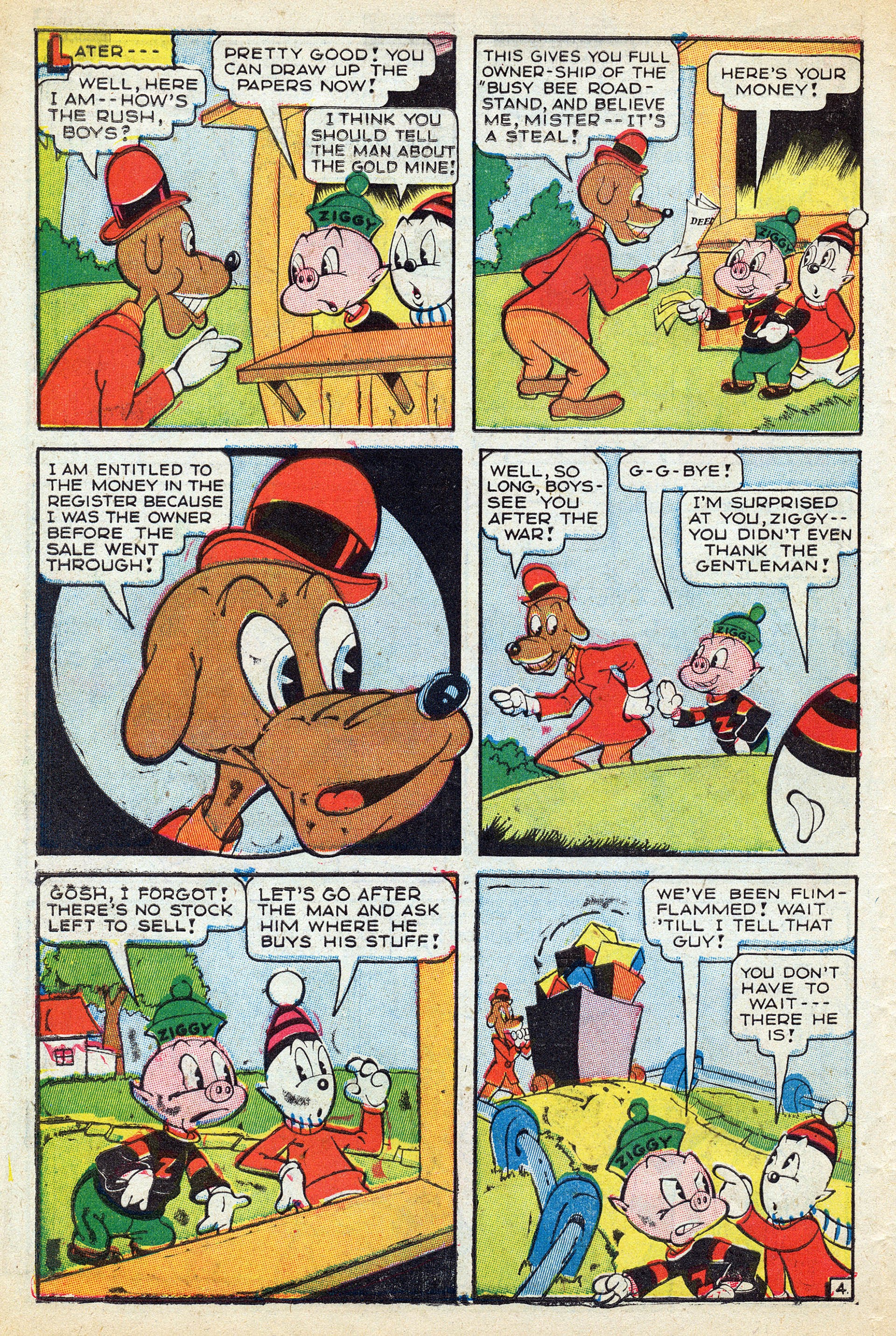 Read online Ziggy Pig-Silly Seal Comics (1944) comic -  Issue #1 - 14