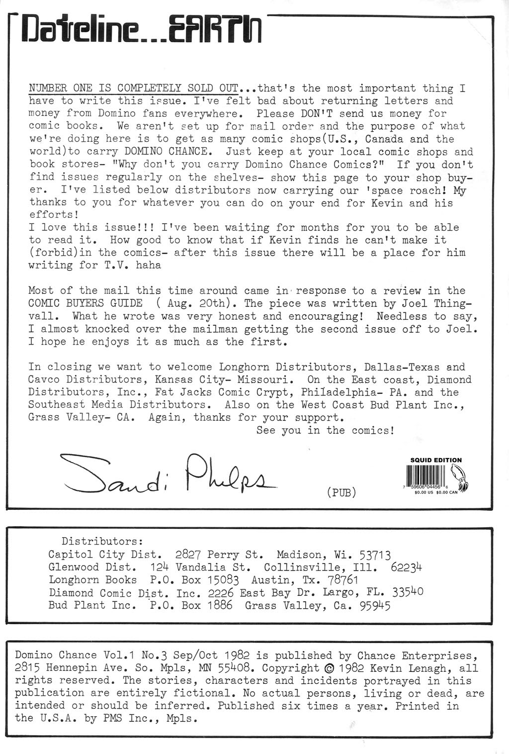 Read online Domino Chance comic -  Issue #3 - 2