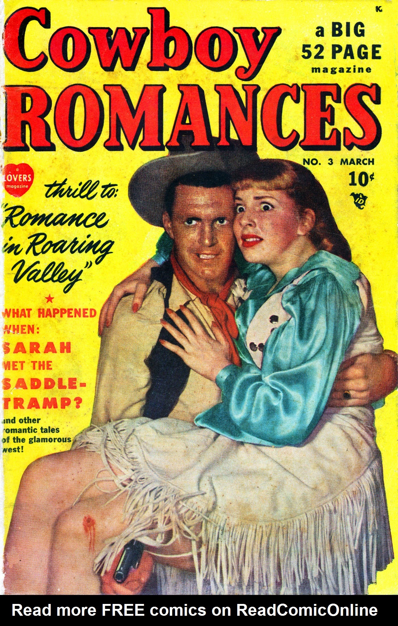 Read online Cowboy Romances comic -  Issue #3 - 1