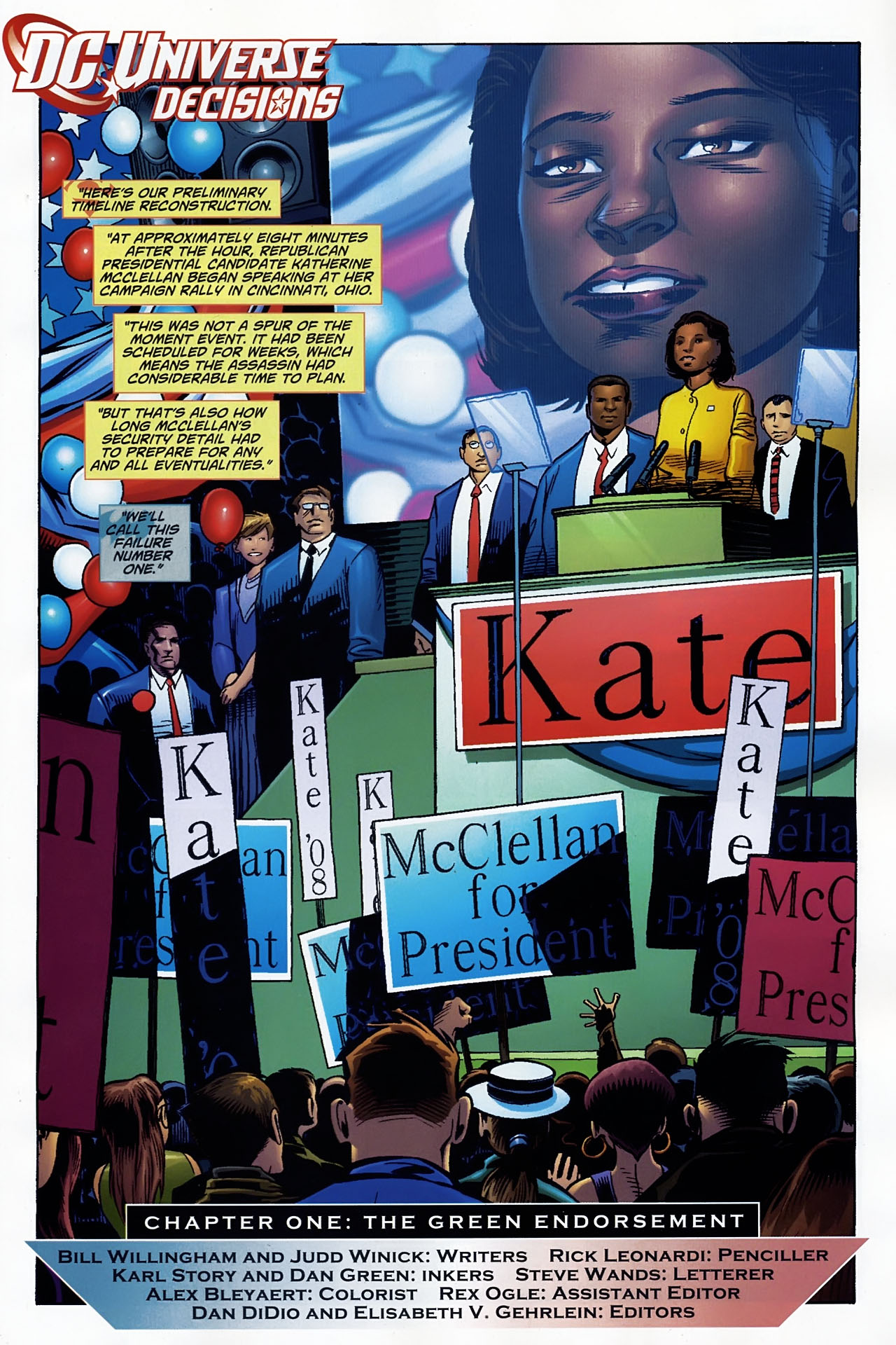Read online DC Universe: Decisions comic -  Issue #1 - 2