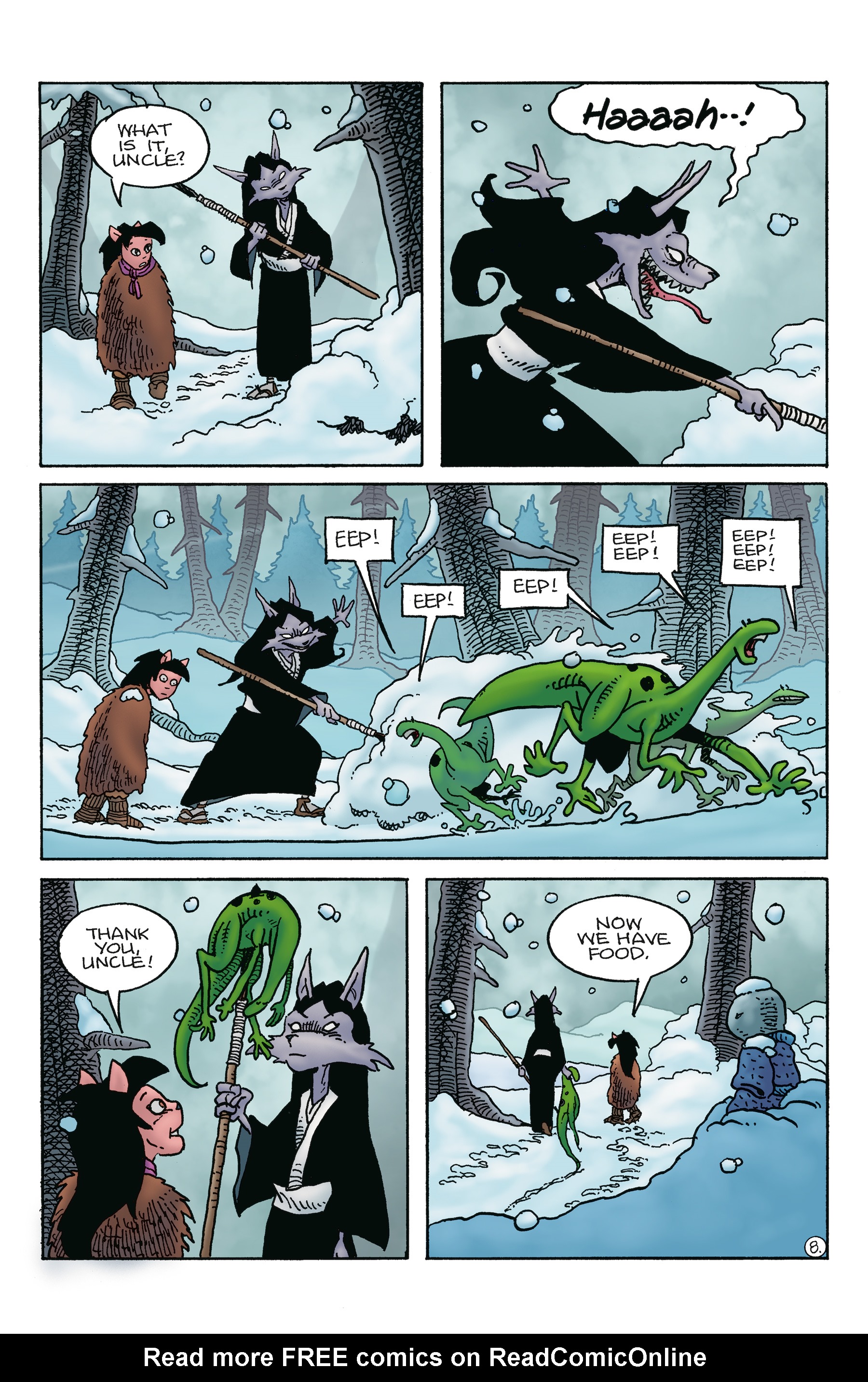 Read online Usagi Yojimbo: Ice and Snow comic -  Issue #1 - 10