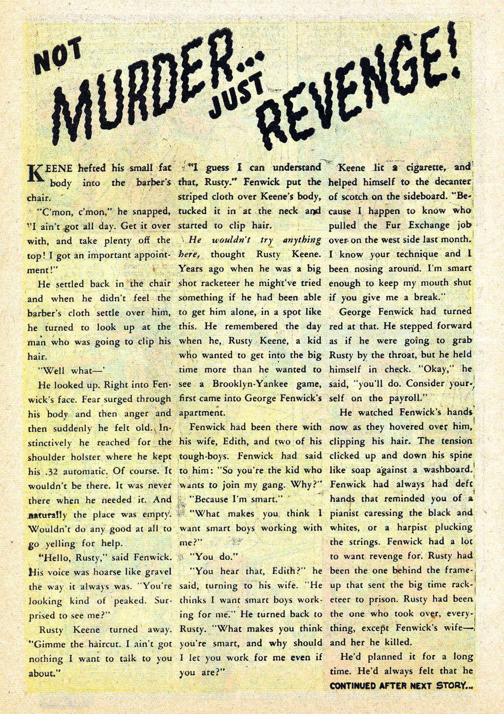 Read online Crime Cases Comics (1951) comic -  Issue #7 - 10