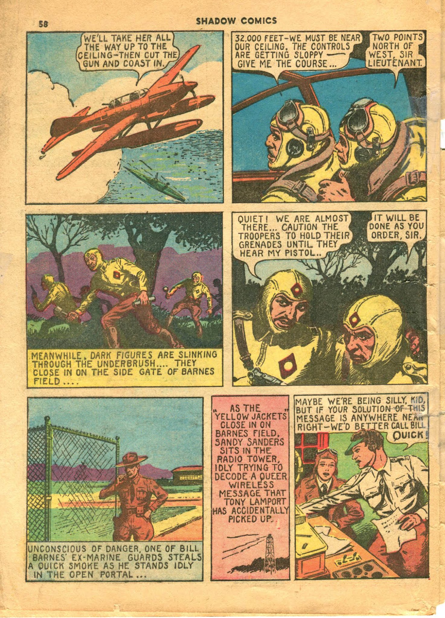 Read online Shadow Comics comic -  Issue #1 - 52