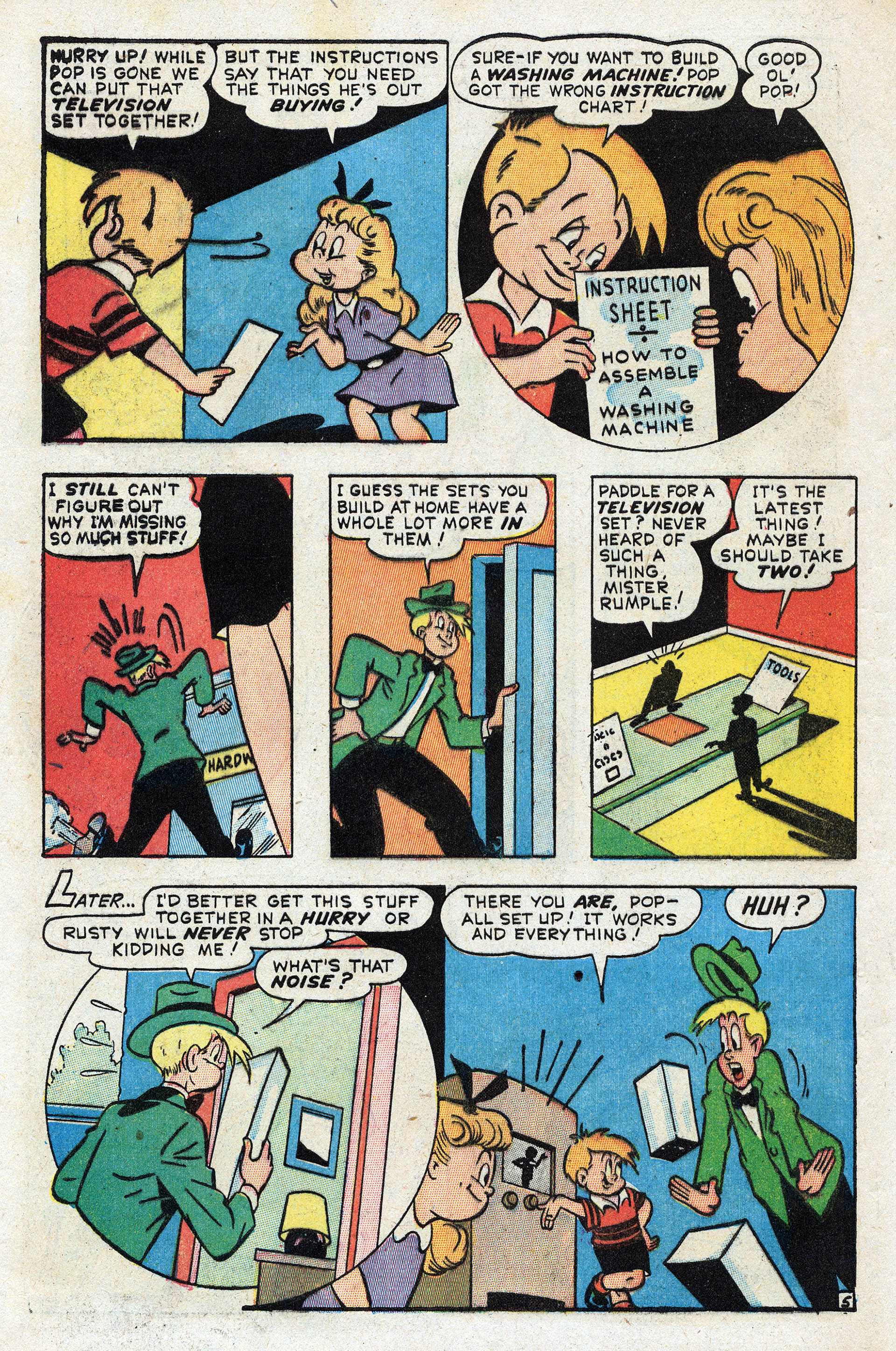 Read online Margie Comics comic -  Issue #40 - 40