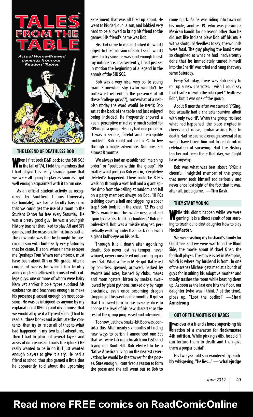 Read online Knights of the Dinner Table comic -  Issue #188 - 51