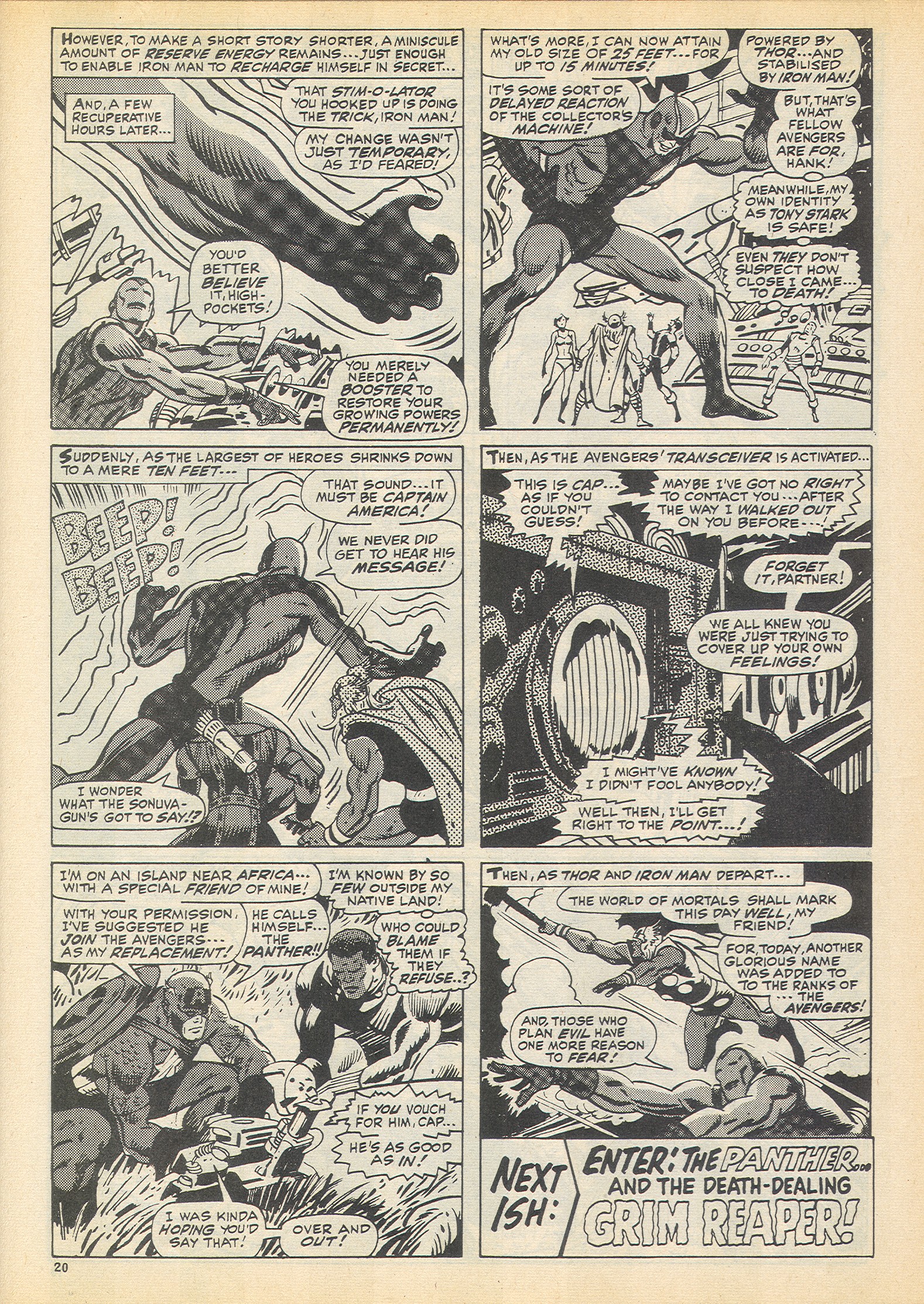 Read online The Avengers (1973) comic -  Issue #69 - 20