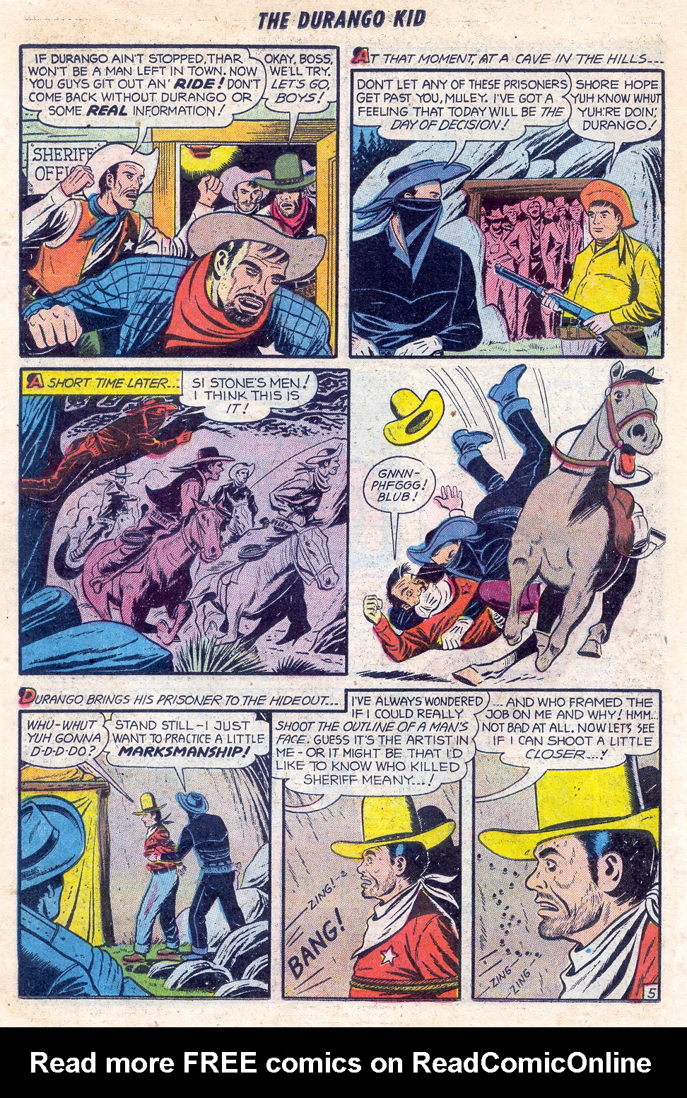 Read online Charles Starrett as The Durango Kid comic -  Issue #25 - 24