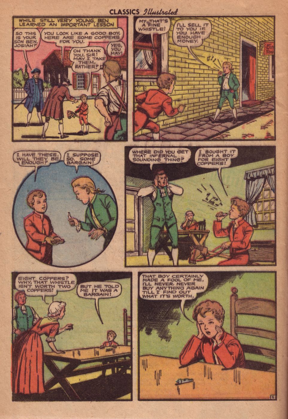 Read online Classics Illustrated comic -  Issue #65 - 4
