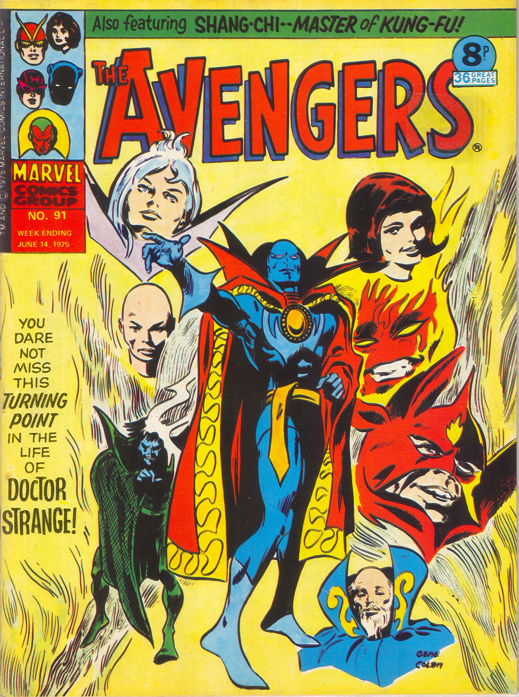 Read online The Avengers (1973) comic -  Issue #91 - 1