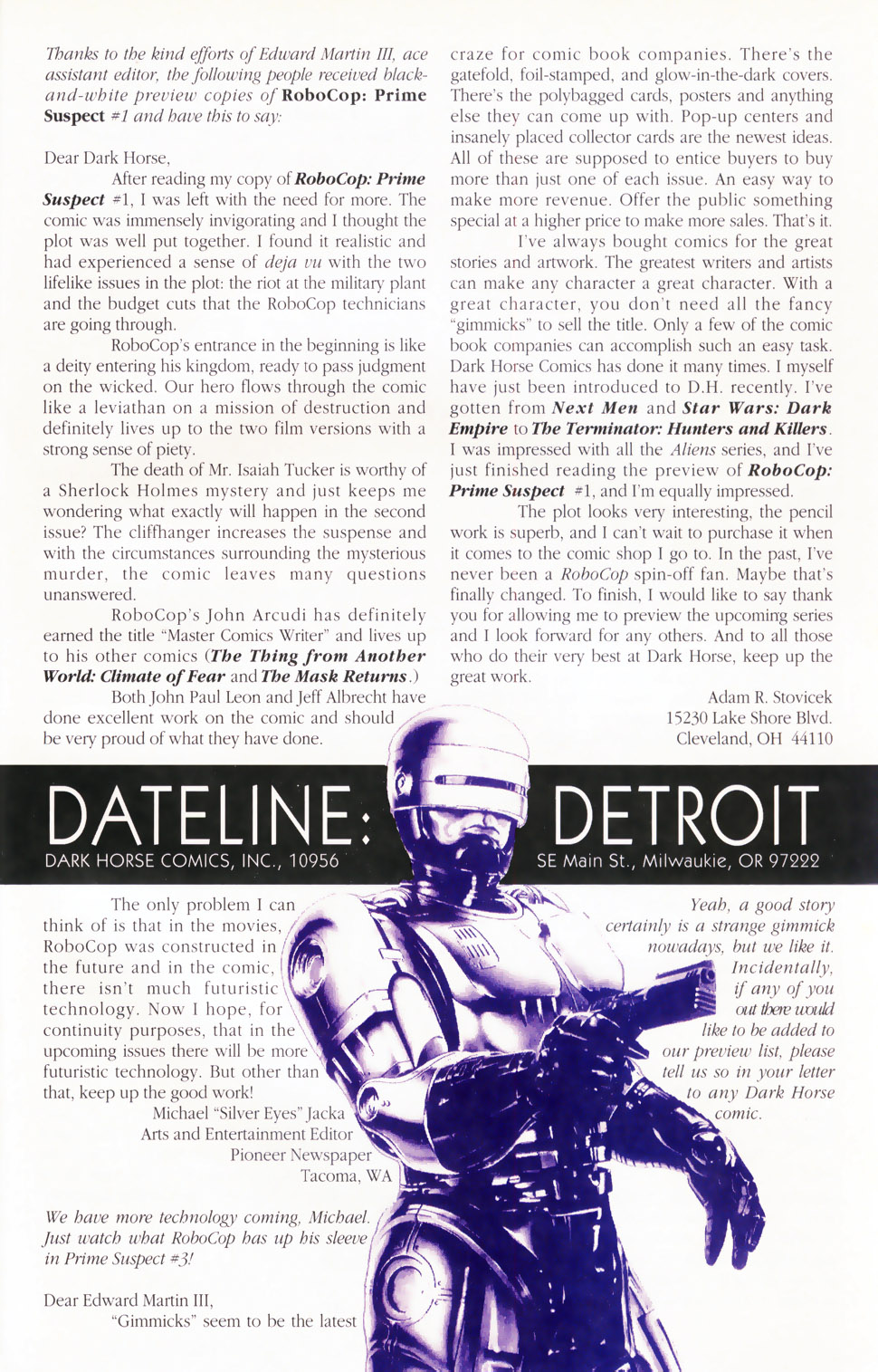 Read online Robocop: Prime Suspect comic -  Issue #1 - 27