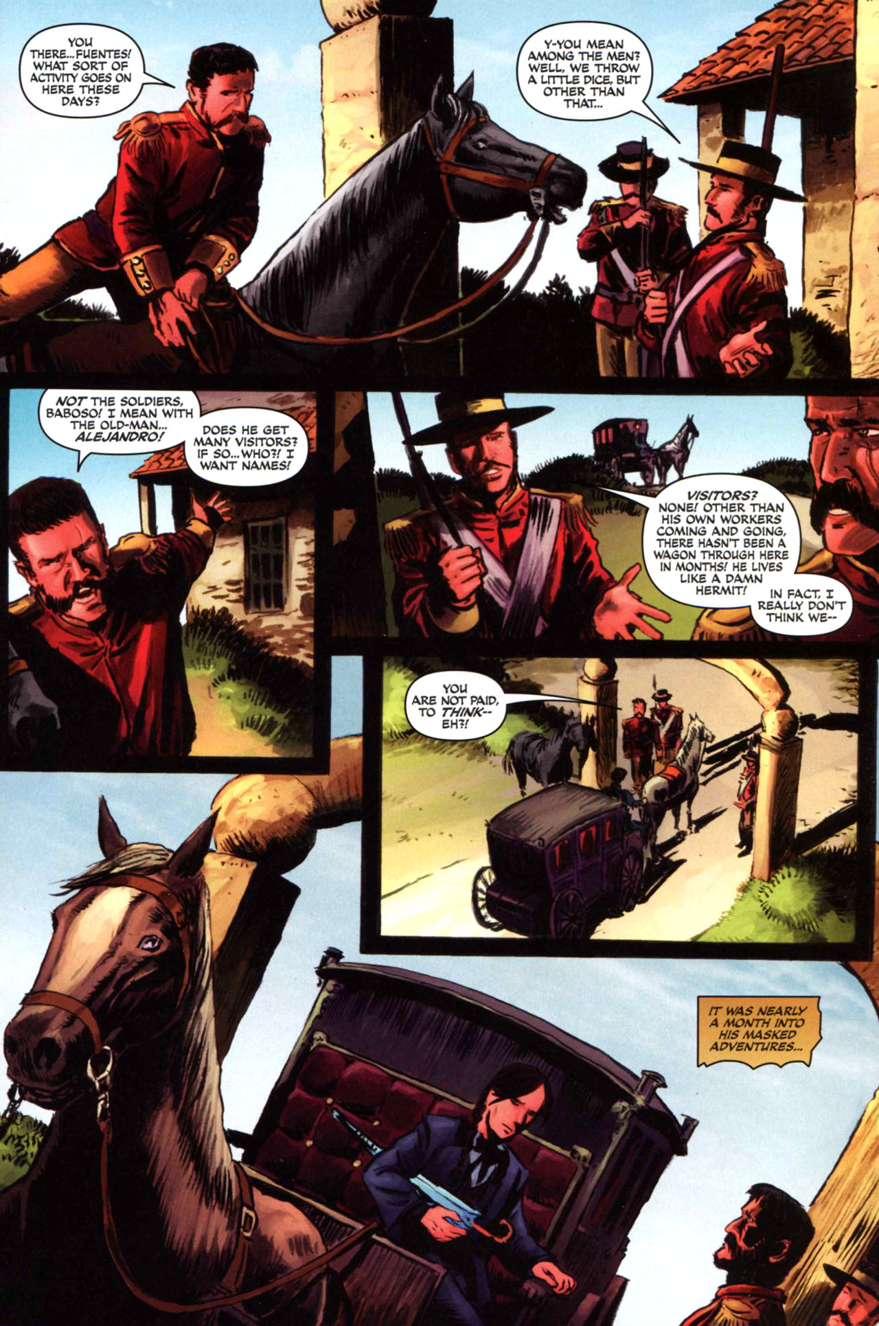 Read online Zorro (2008) comic -  Issue #7 - 12