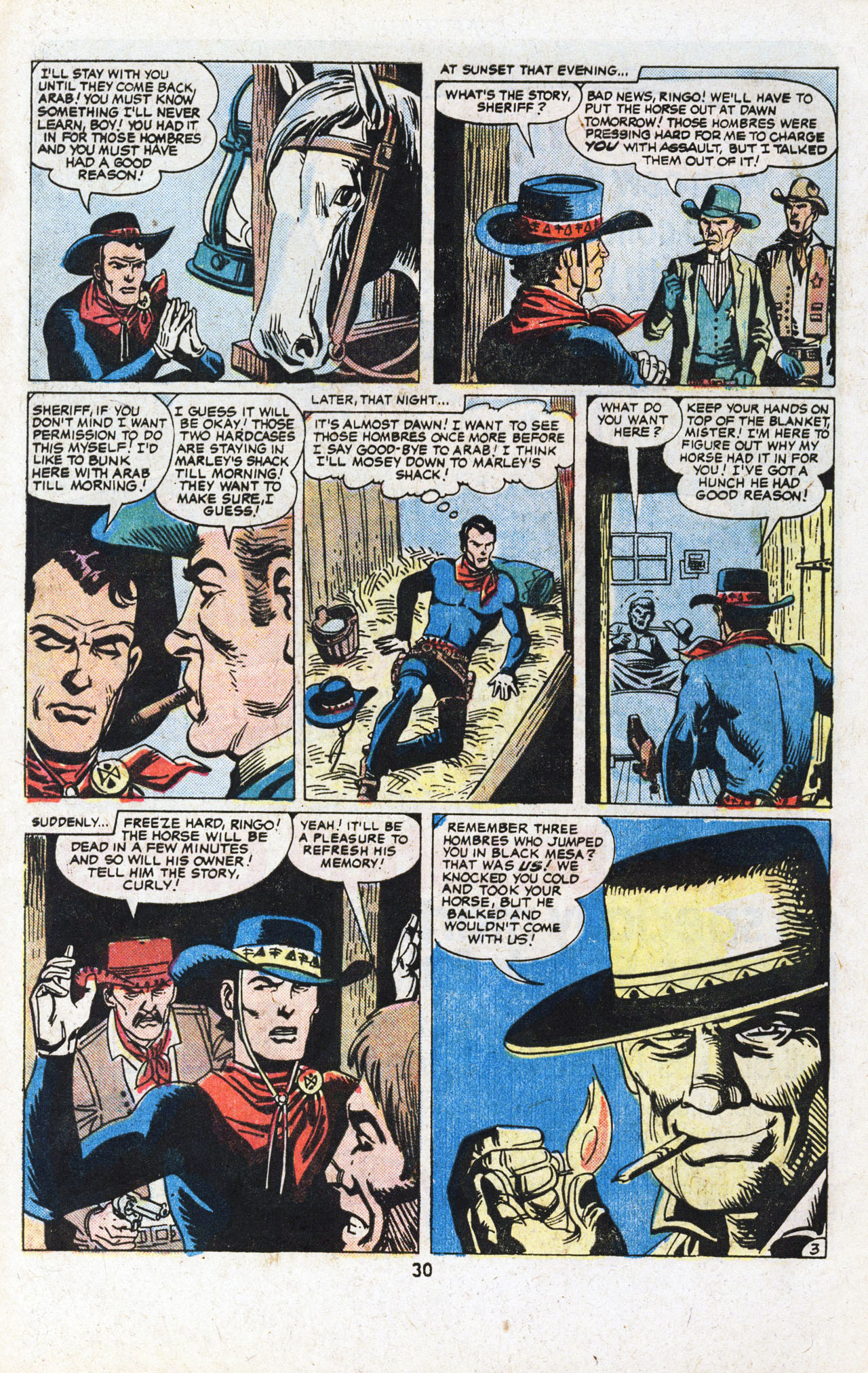 Read online Ringo Kid (1970) comic -  Issue #29 - 32