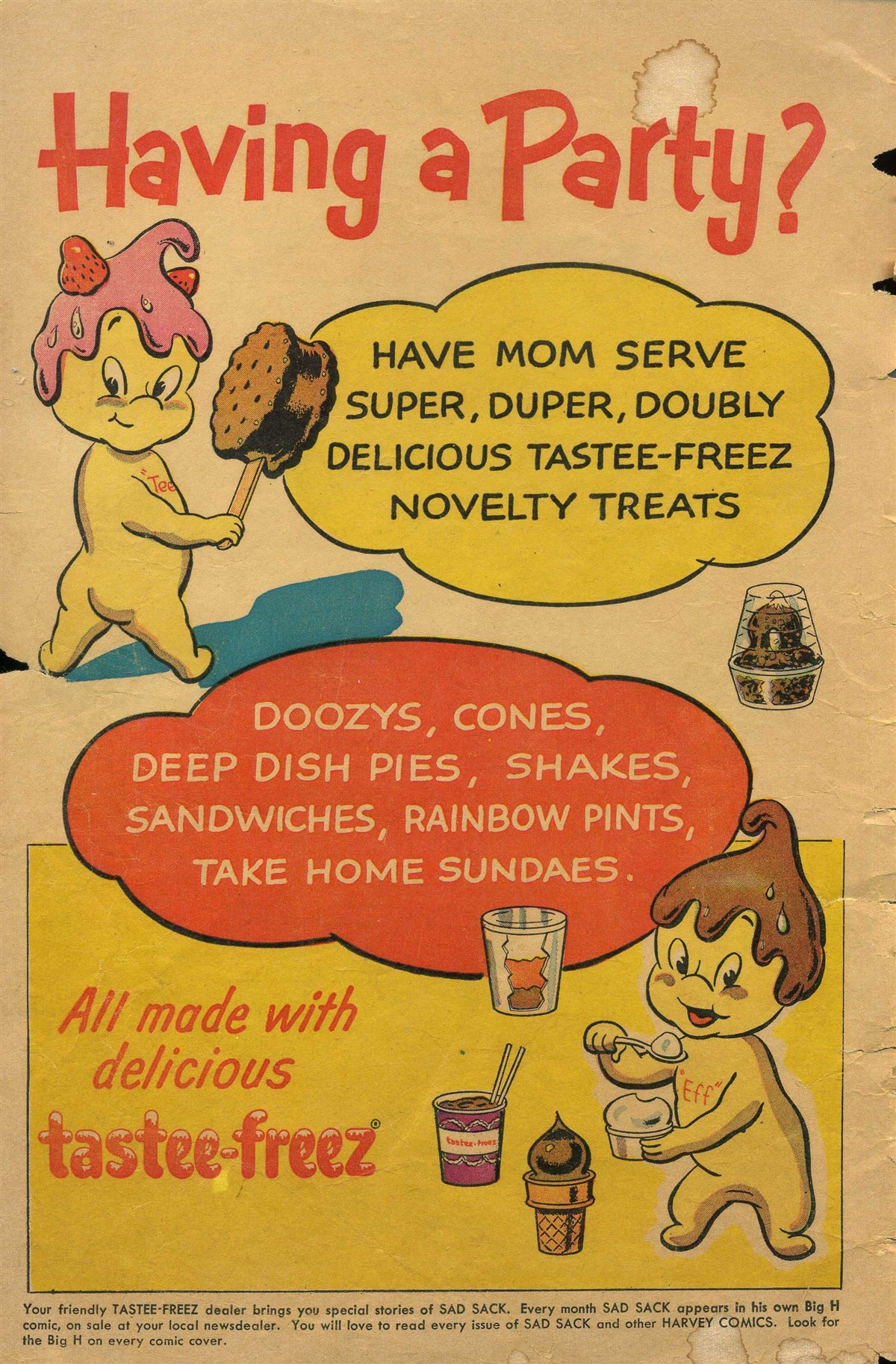 Read online Tastee-Freez Comics comic -  Issue #4 - 2