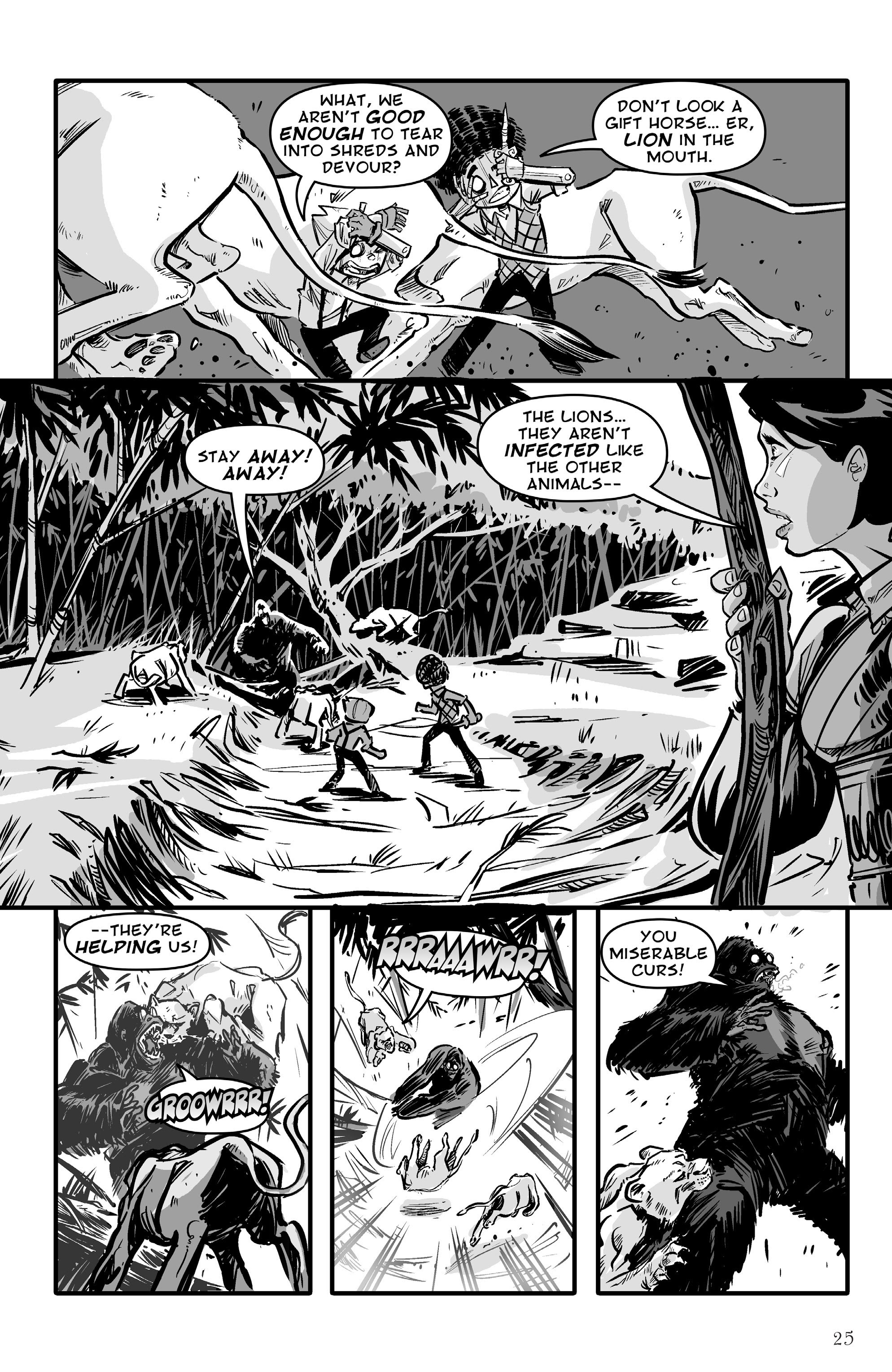 Read online Pinocchio, Vampire Slayer Versus the Vampire Zoo comic -  Issue # Full - 26