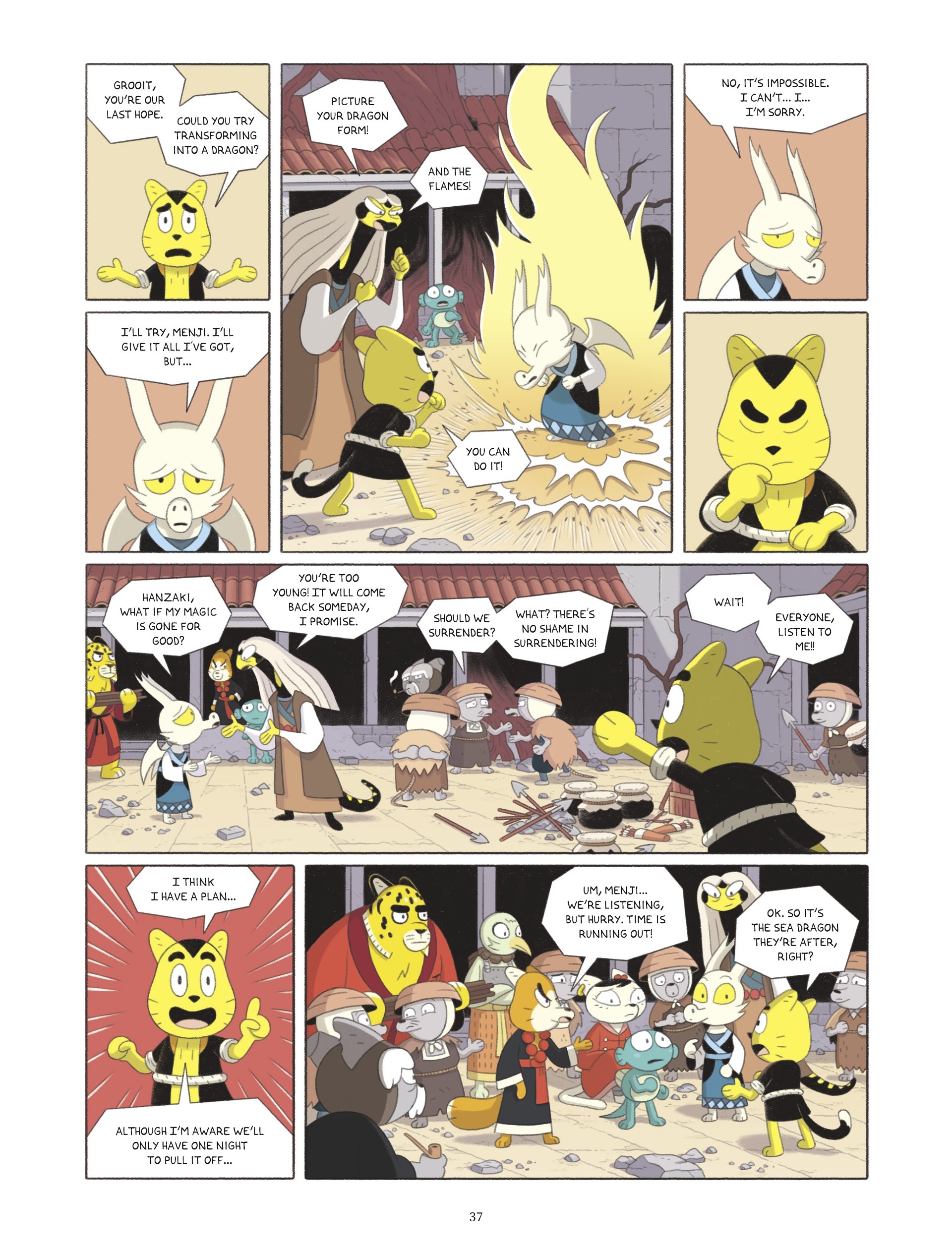 Read online Menji and the Ruins of Mount Mystery comic -  Issue # Full - 37