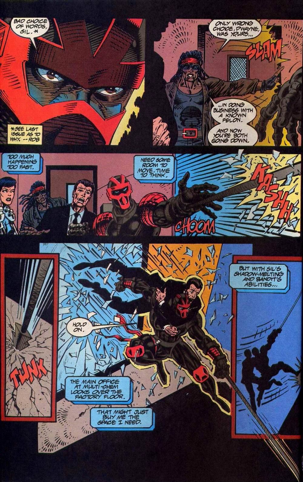 Read online Night Thrasher comic -  Issue #14 - 15