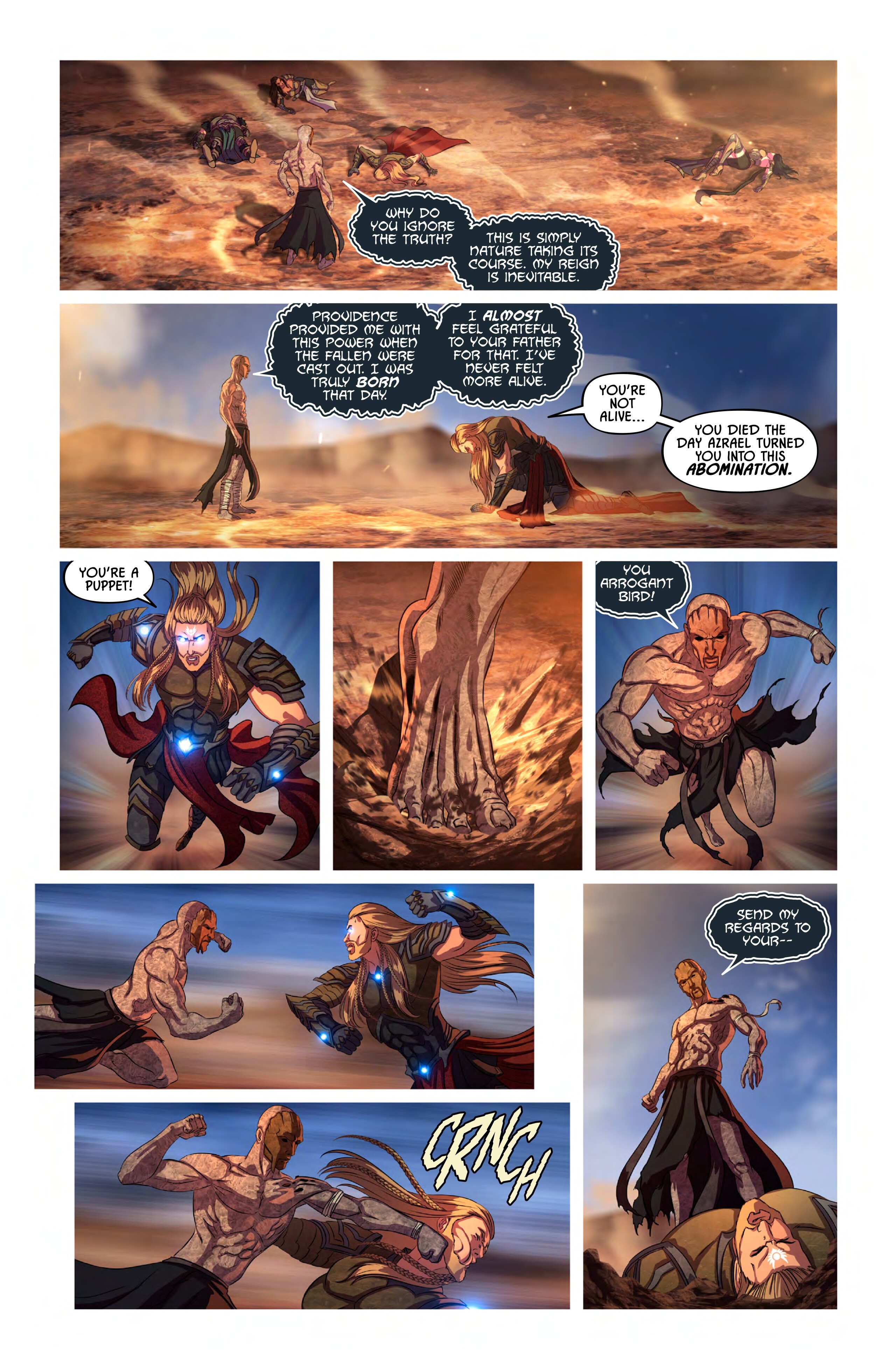 Read online Knights of the Golden Sun comic -  Issue #14 - 7