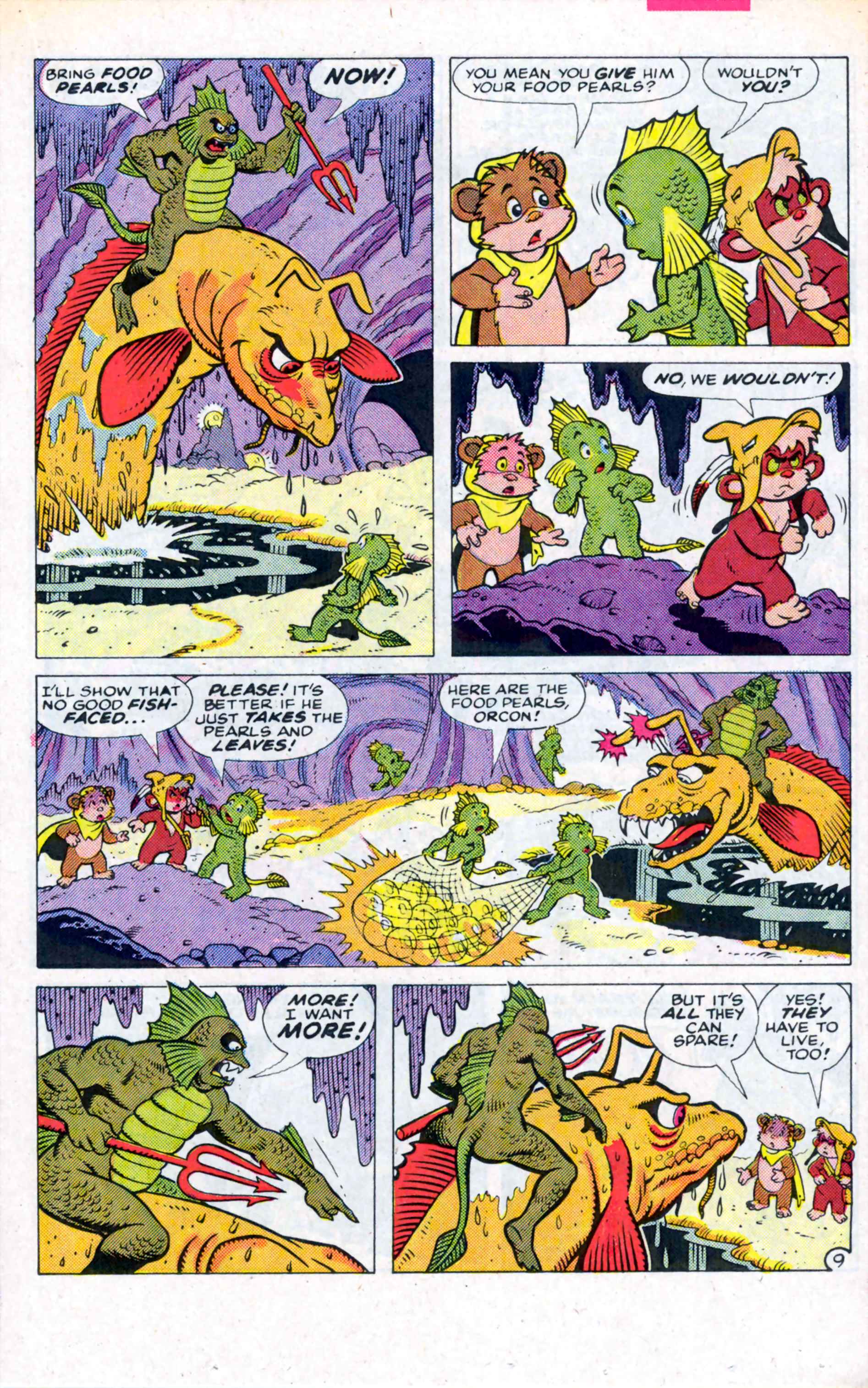 Read online Ewoks (1987) comic -  Issue #9 - 10