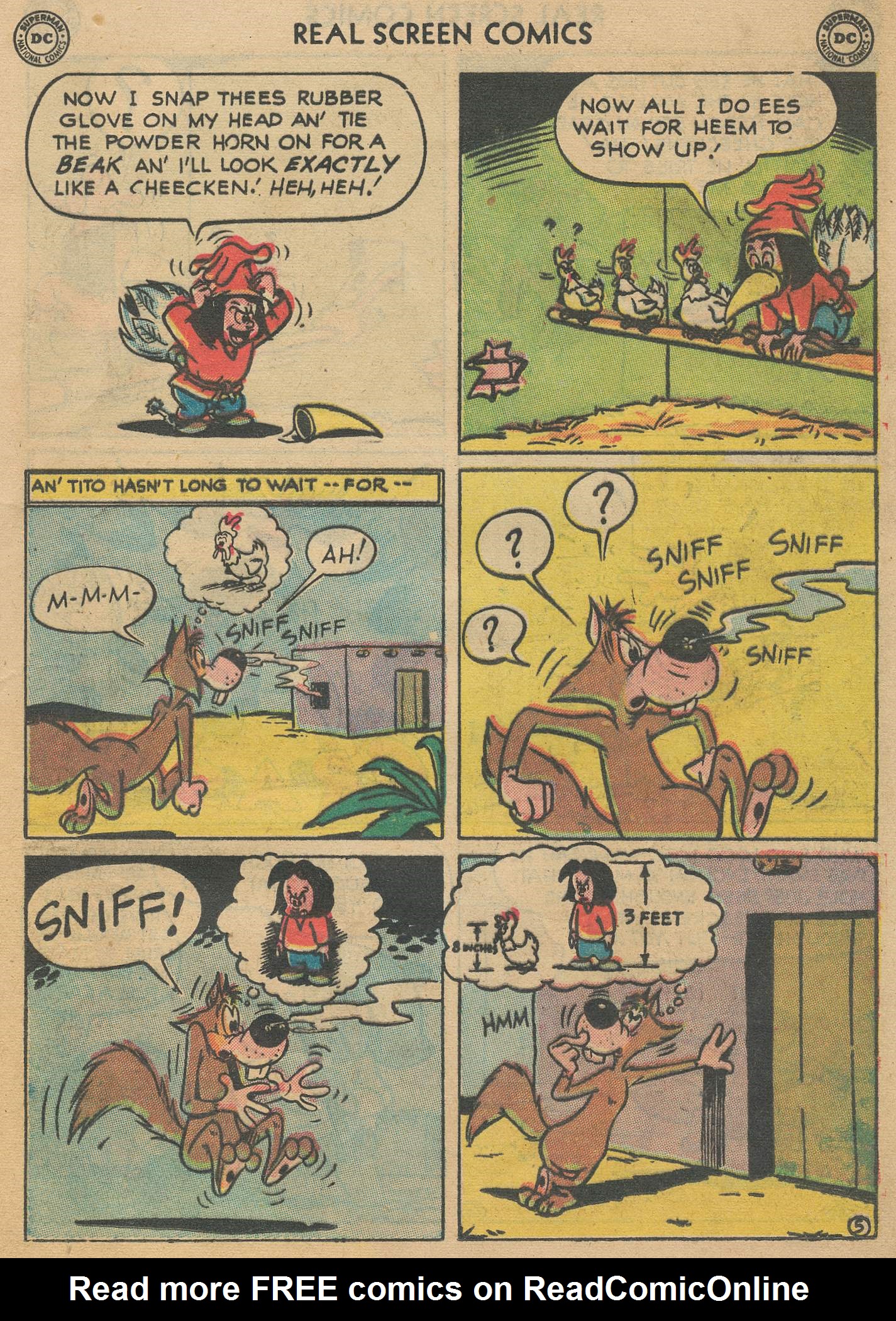 Read online Real Screen Comics comic -  Issue #0 - 8