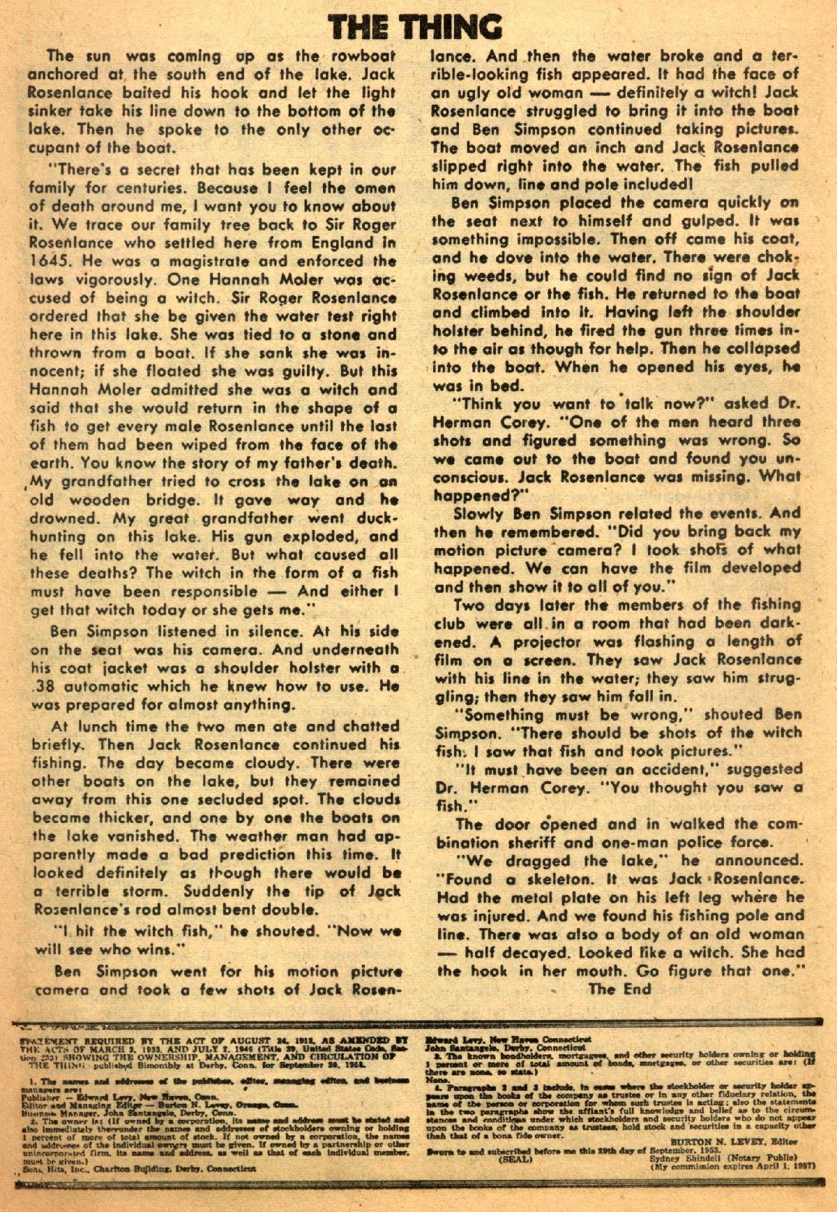 Read online The Thing! (1952) comic -  Issue #13 - 18