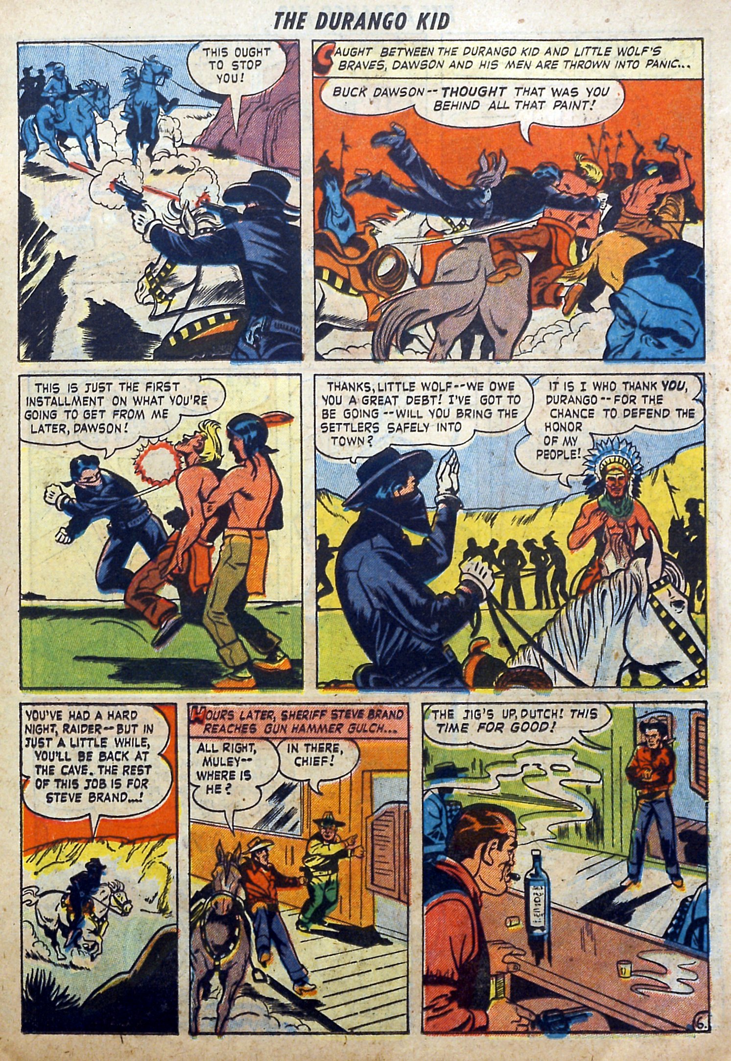 Read online Charles Starrett as The Durango Kid comic -  Issue #1 - 17