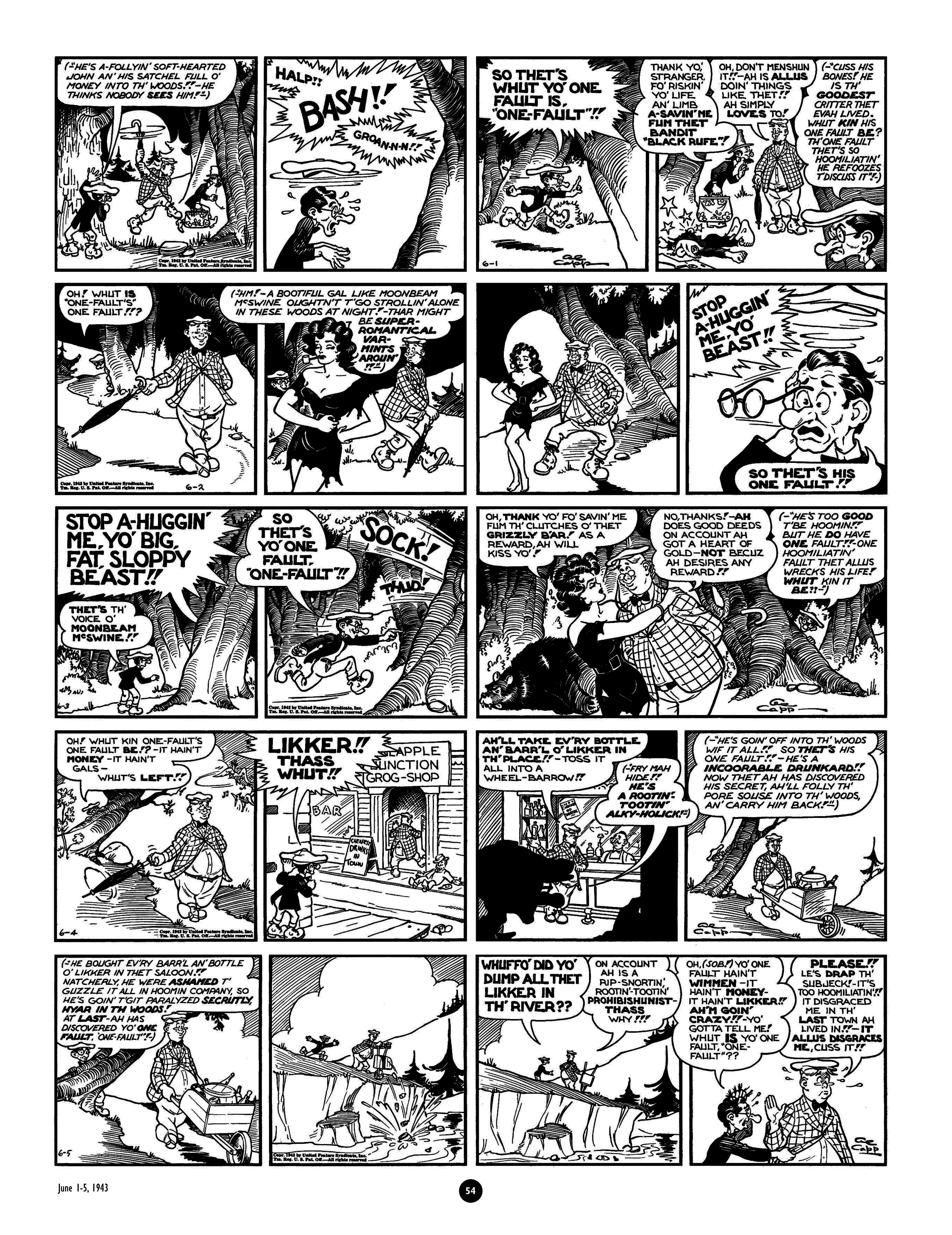 Read online Al Capp's Li'l Abner Complete Daily & Color Sunday Comics comic -  Issue # TPB 5 (Part 1) - 55