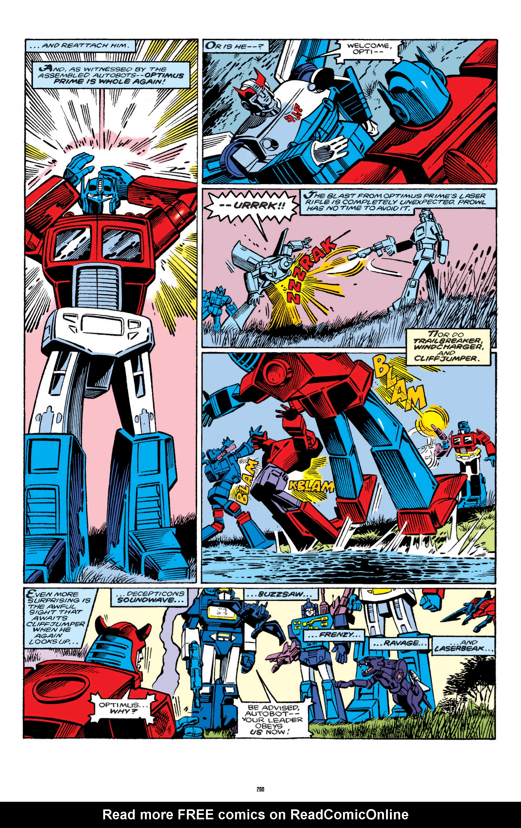 Read online The Transformers Classics comic -  Issue # TPB 1 - 281