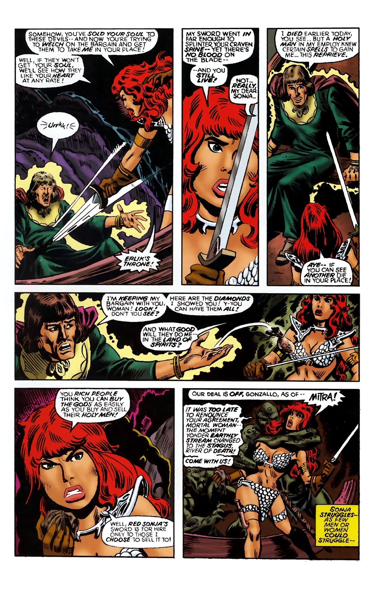 Read online The Adventures of Red Sonja comic -  Issue # TPB 3 - 115