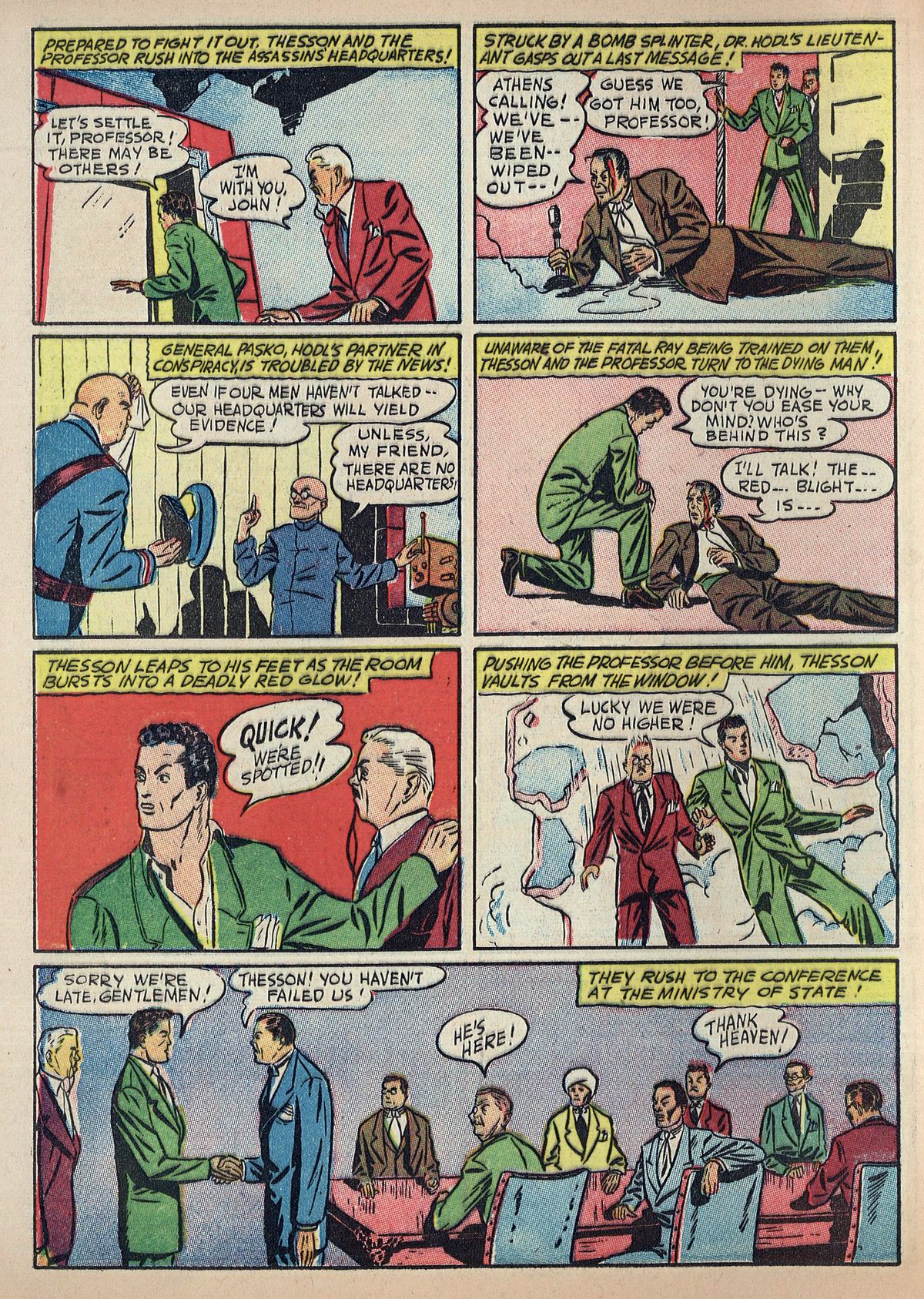 Read online Exciting Comics comic -  Issue #3 - 30