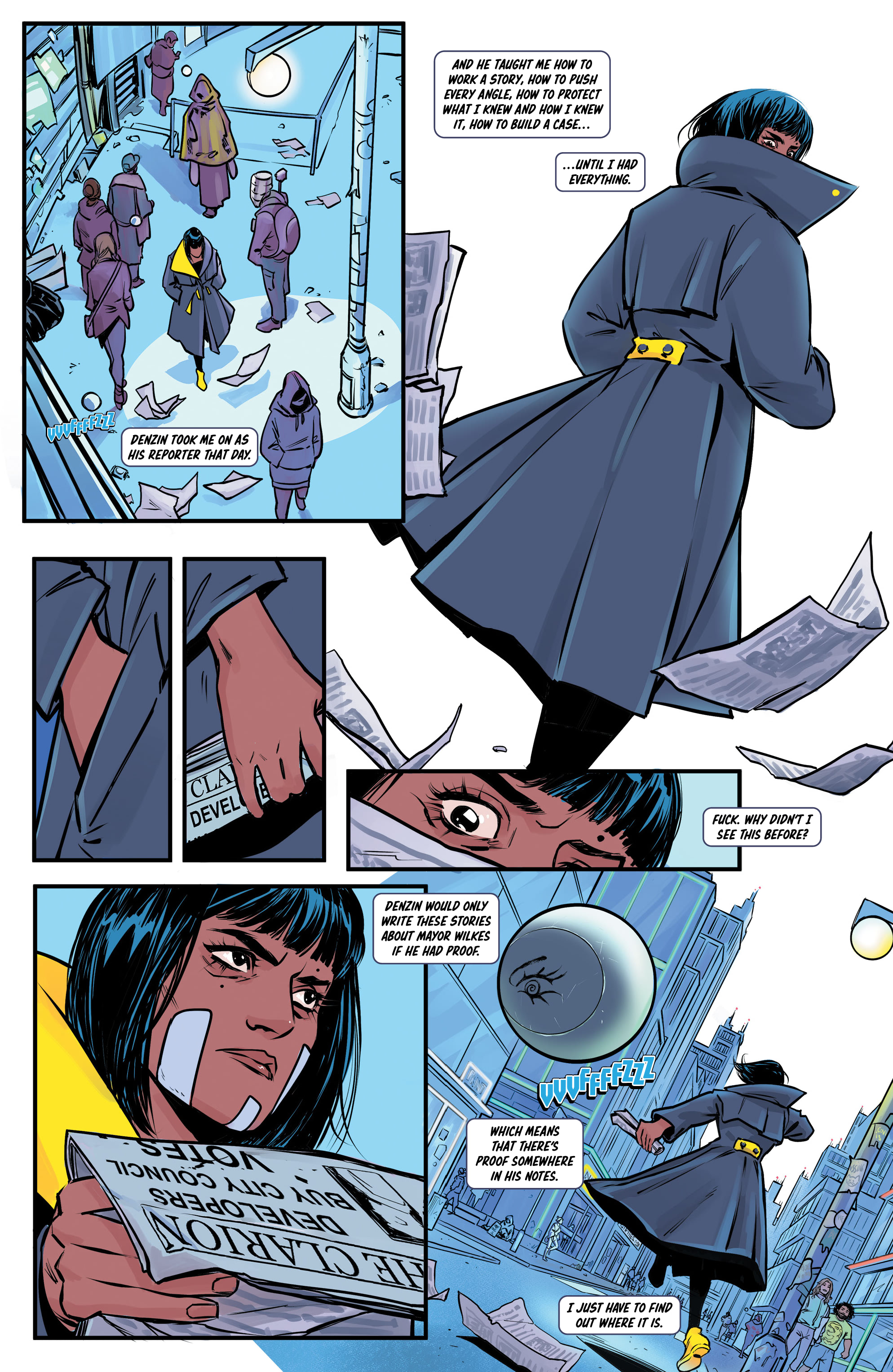 Read online Bylines in Blood comic -  Issue #3 - 11