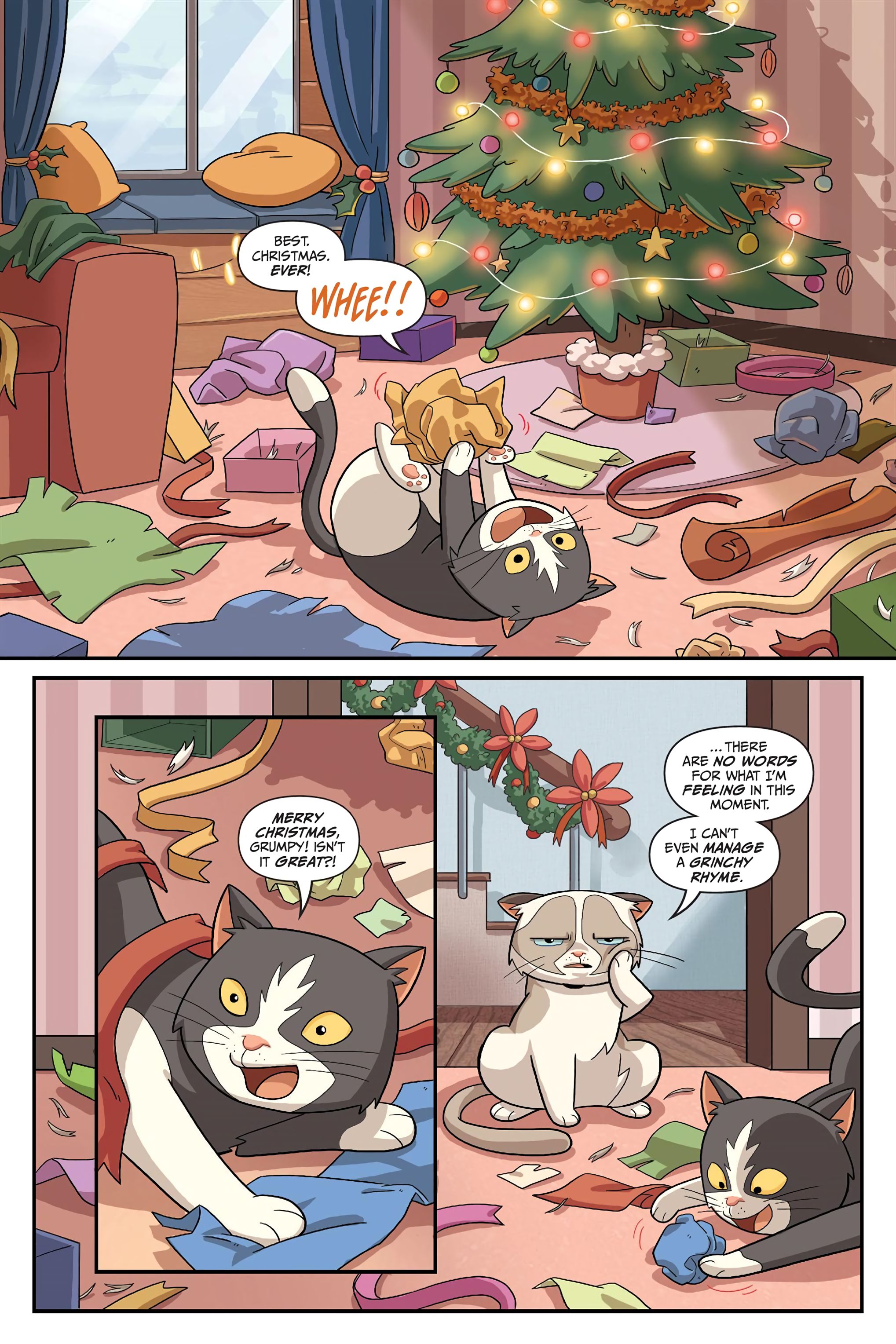 Read online Grumpy Cat: The Grumpus and Other Horrible Holiday Tales comic -  Issue # TPB - 37