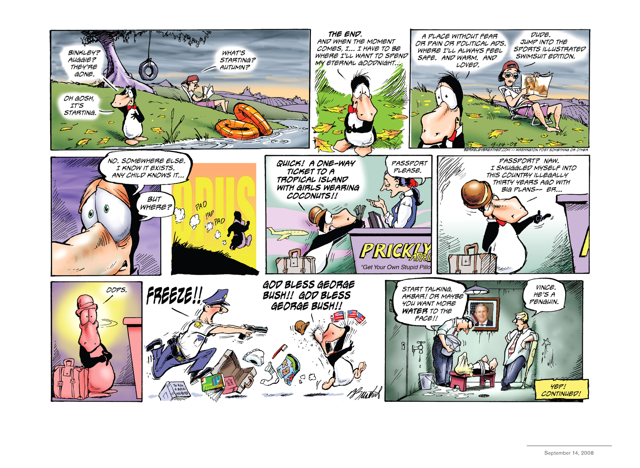 Read online Opus Complete Sunday Strips From 2003-2008 comic -  Issue # TPB (Part 3) - 61