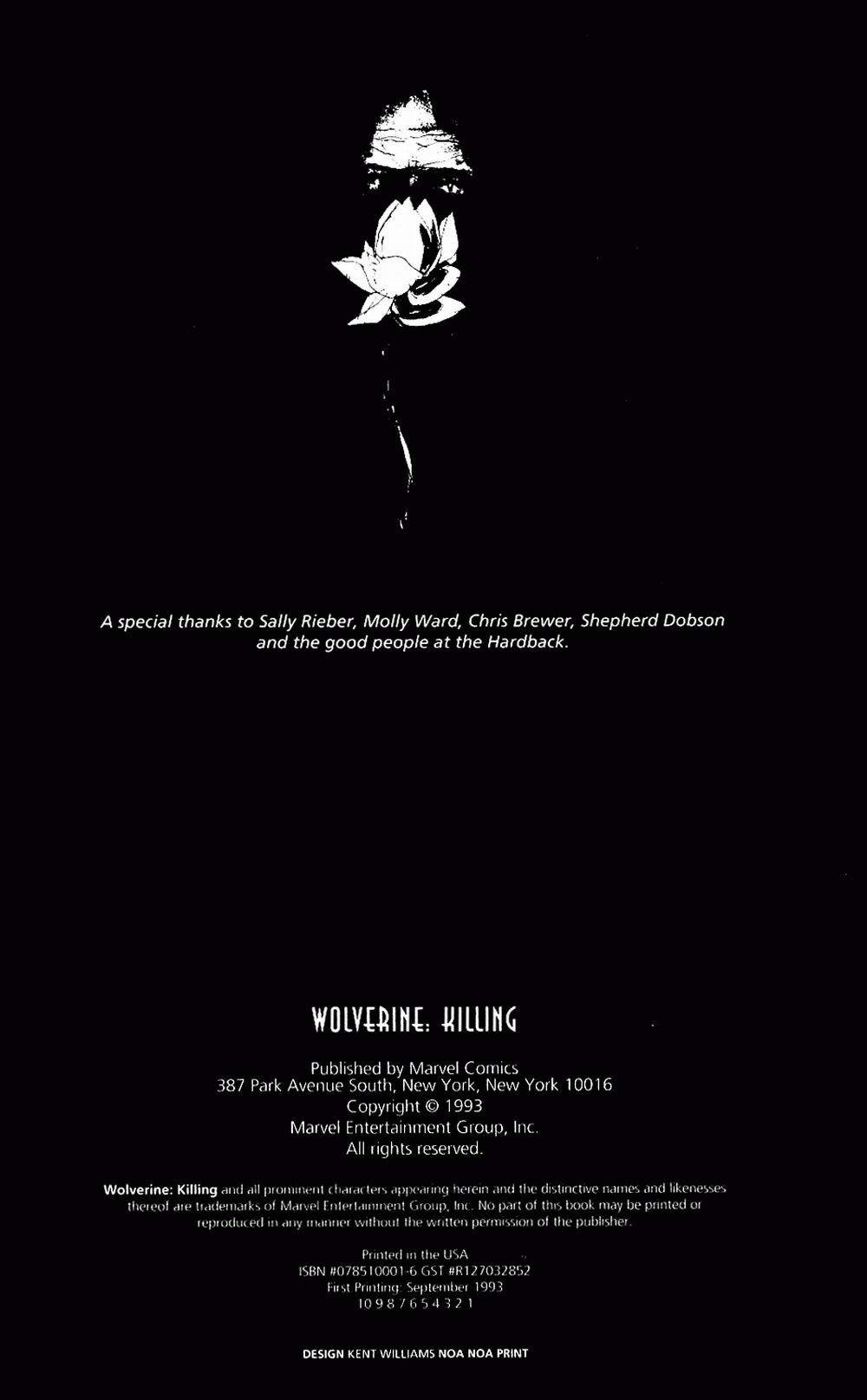 Read online Wolverine: Killing comic -  Issue # Full - 52