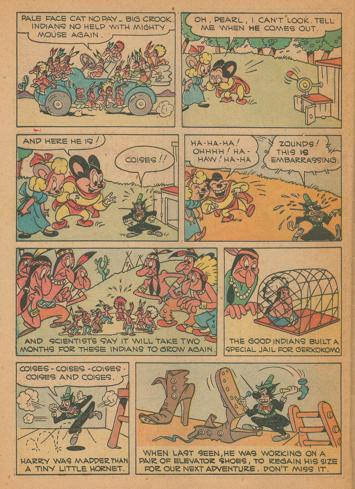 Read online Paul Terry's Mighty Mouse Comics comic -  Issue #24 - 32