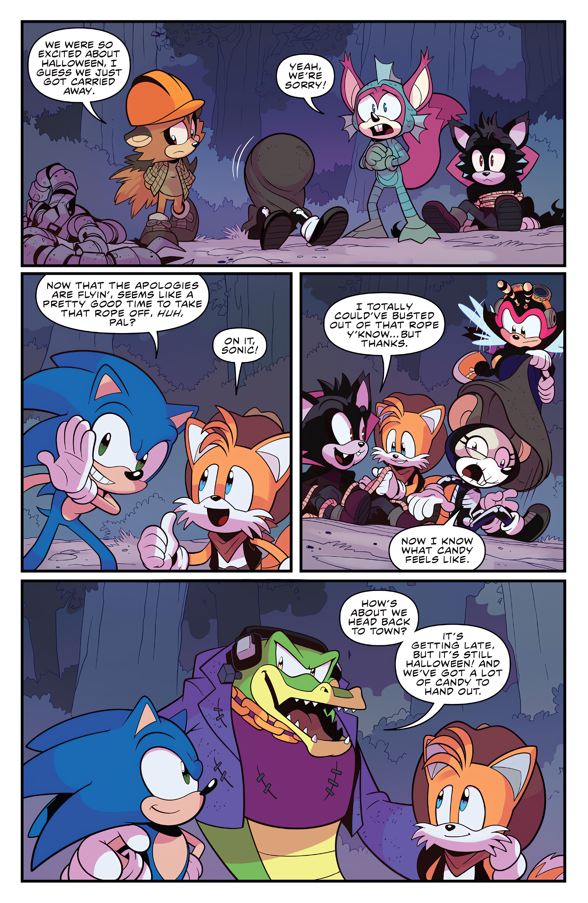 Read online Sonic the Hedgehog (2018) comic -  Issue # _Halloween Special - 24