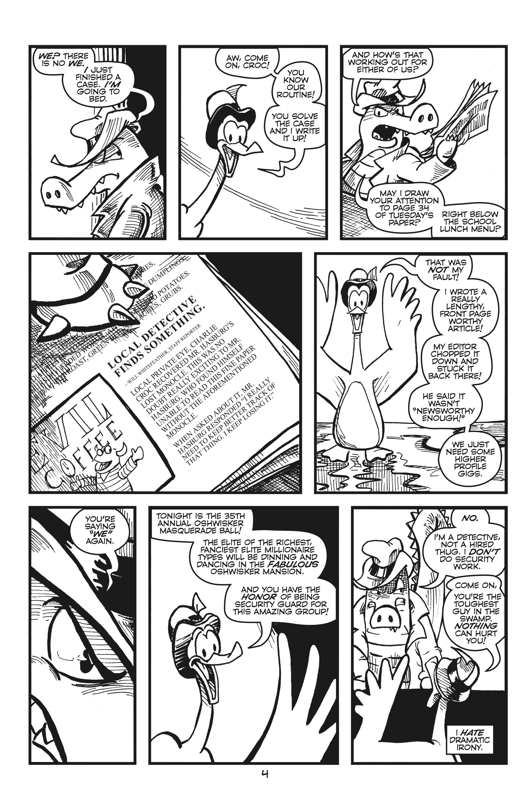 Read online Charlie Croc: Private Eye comic -  Issue #3 - 6