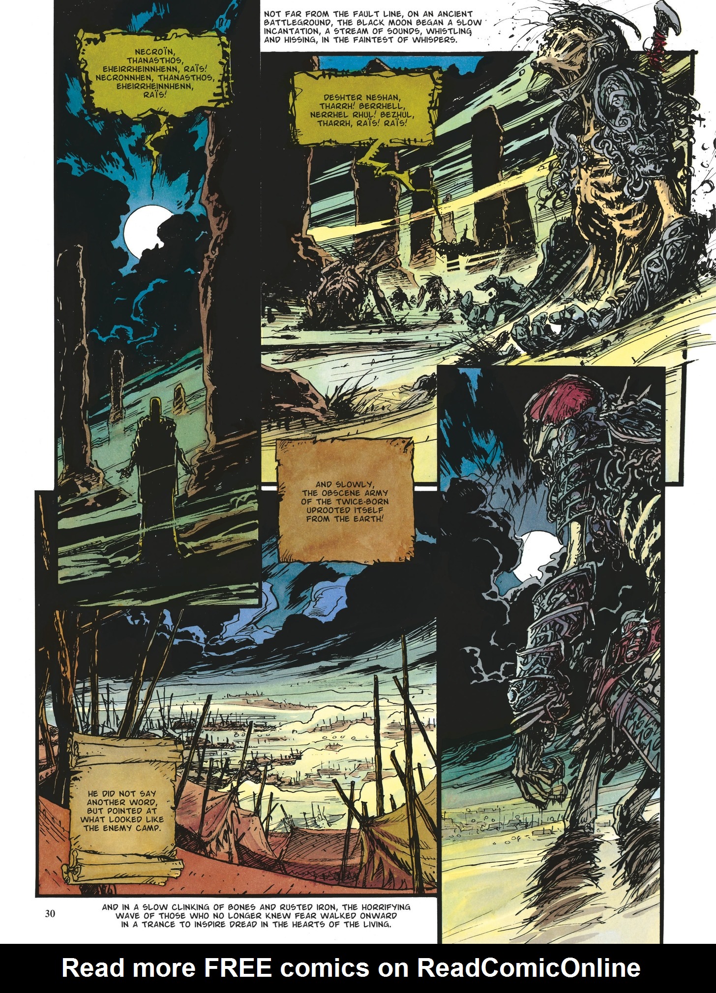 Read online The Black Moon Chronicles comic -  Issue #5 - 29