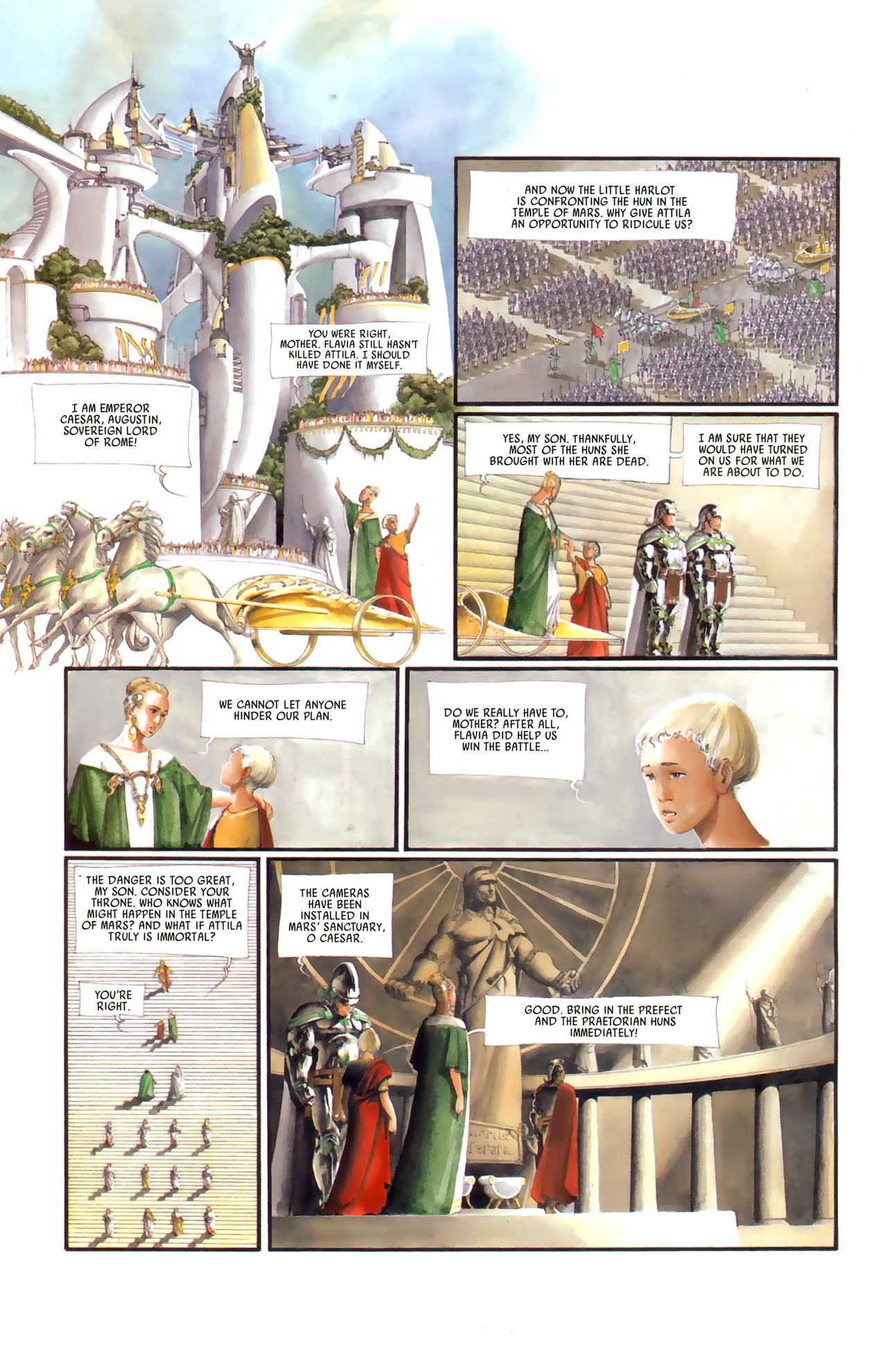 Read online Scourge Of The Gods: The Fall comic -  Issue #1 - 44