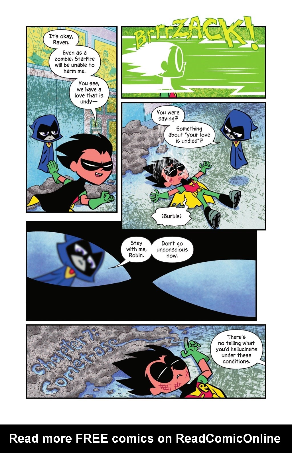 Read online Teen Titans Go! Undead?! comic -  Issue # TPB (Part 2) - 7
