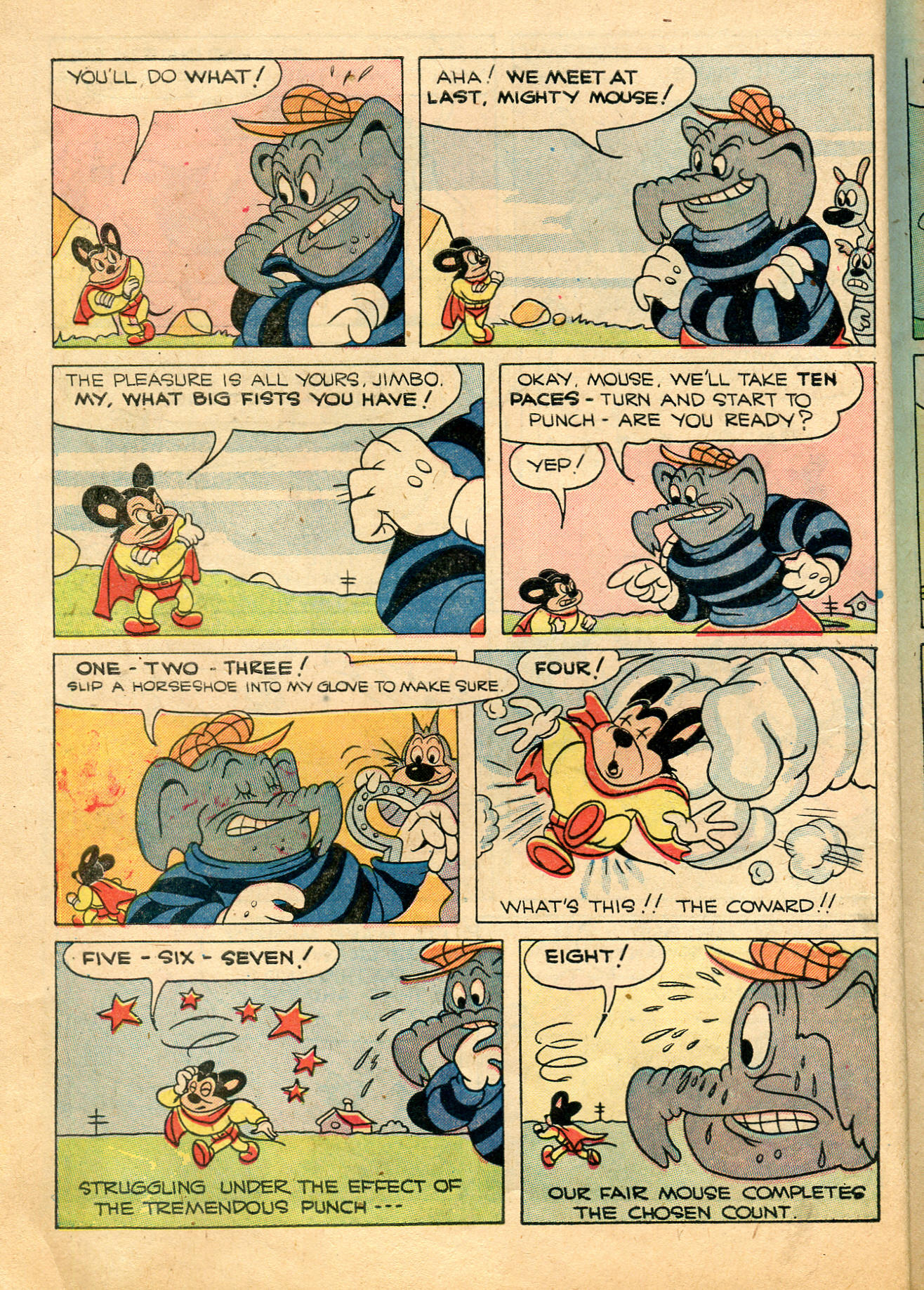 Read online Paul Terry's Mighty Mouse Comics comic -  Issue #25 - 8