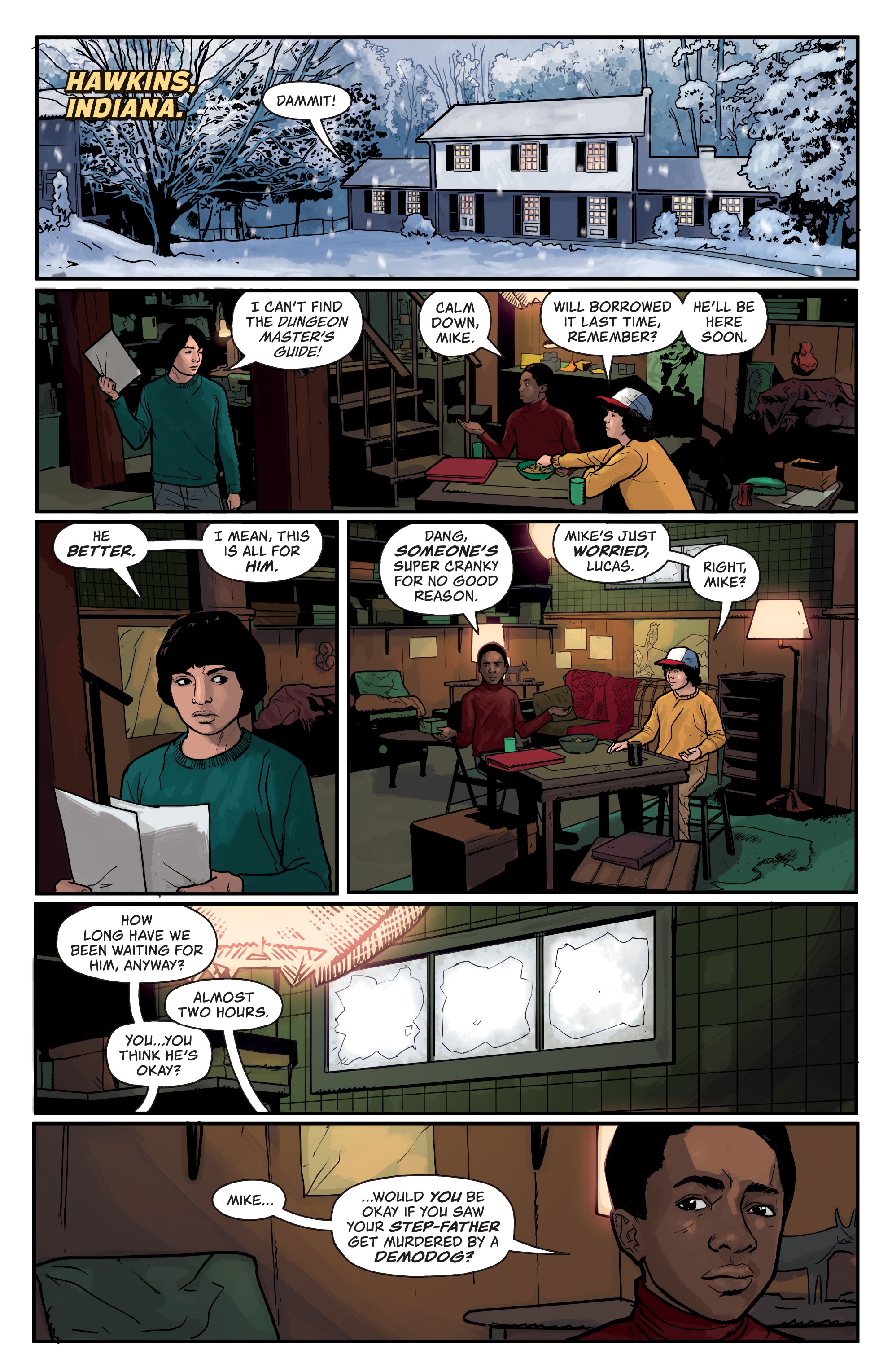 Read online Stranger Things: The Tomb of Ybwen comic -  Issue #2 - 3