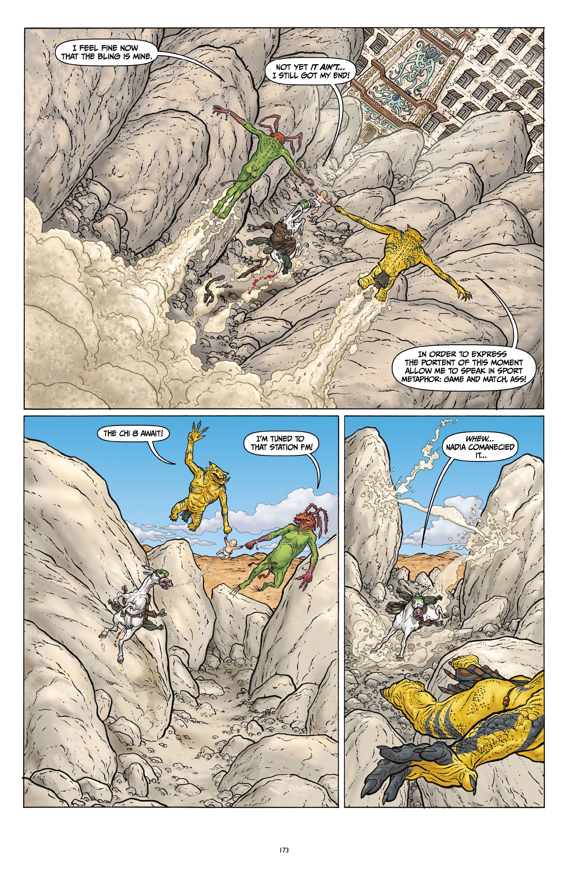 Read online Shaolin Cowboy comic -  Issue # _Start Trek (Part 2) - 36