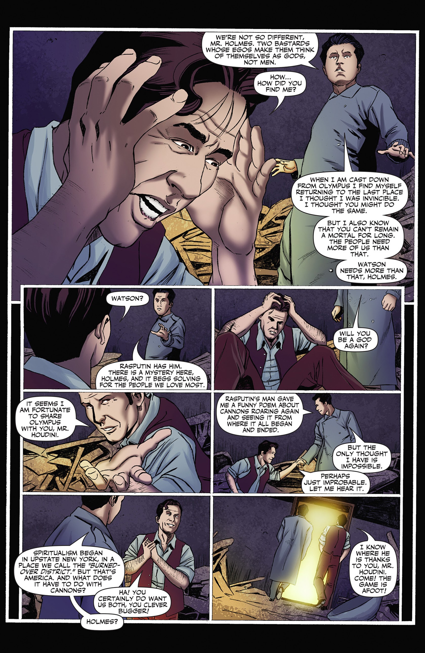 Read online Sherlock Holmes vs. Harry Houdini comic -  Issue #4 - 14