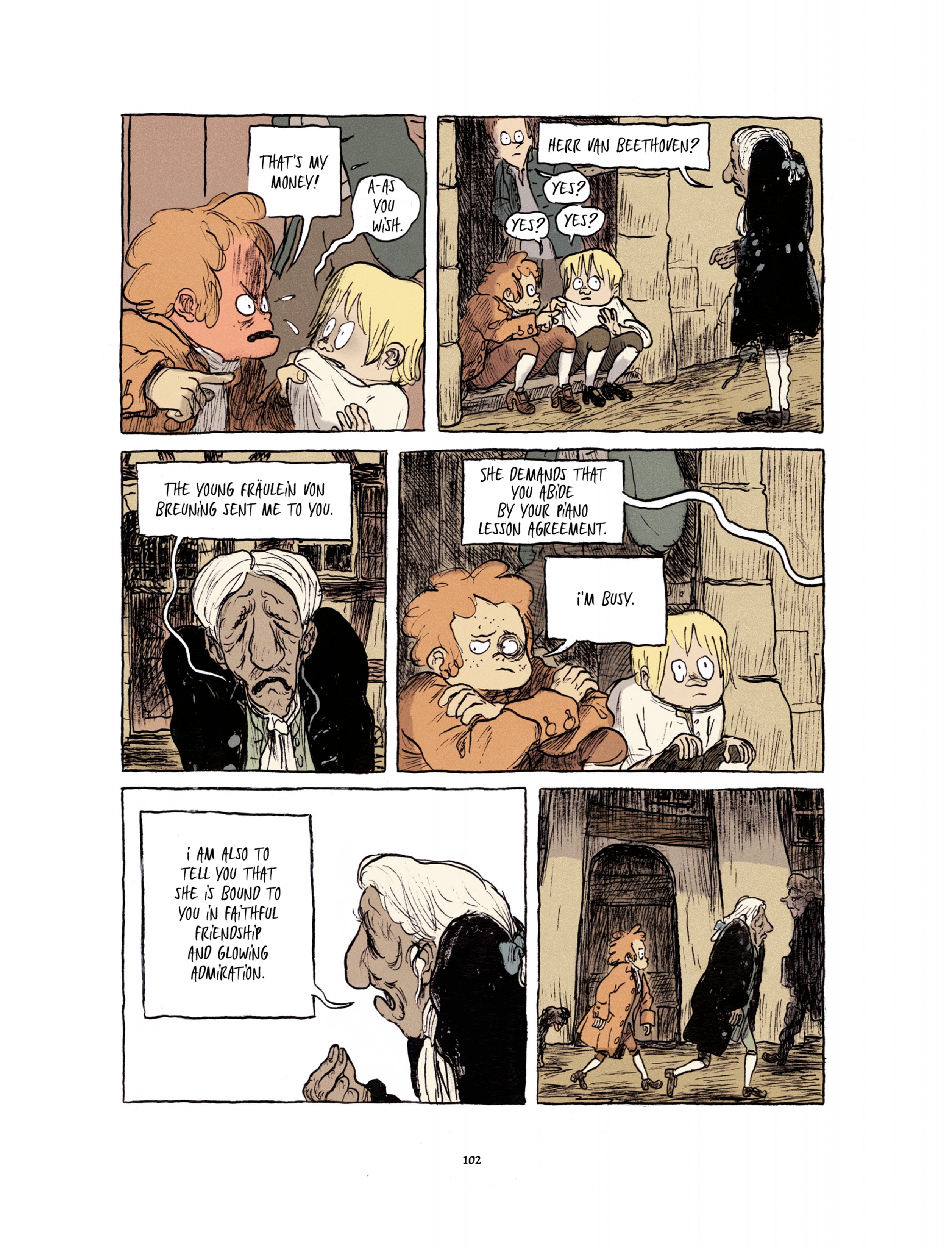 Read online Golden Boy: Beethoven's Youth comic -  Issue # TPB (Part 2) - 2