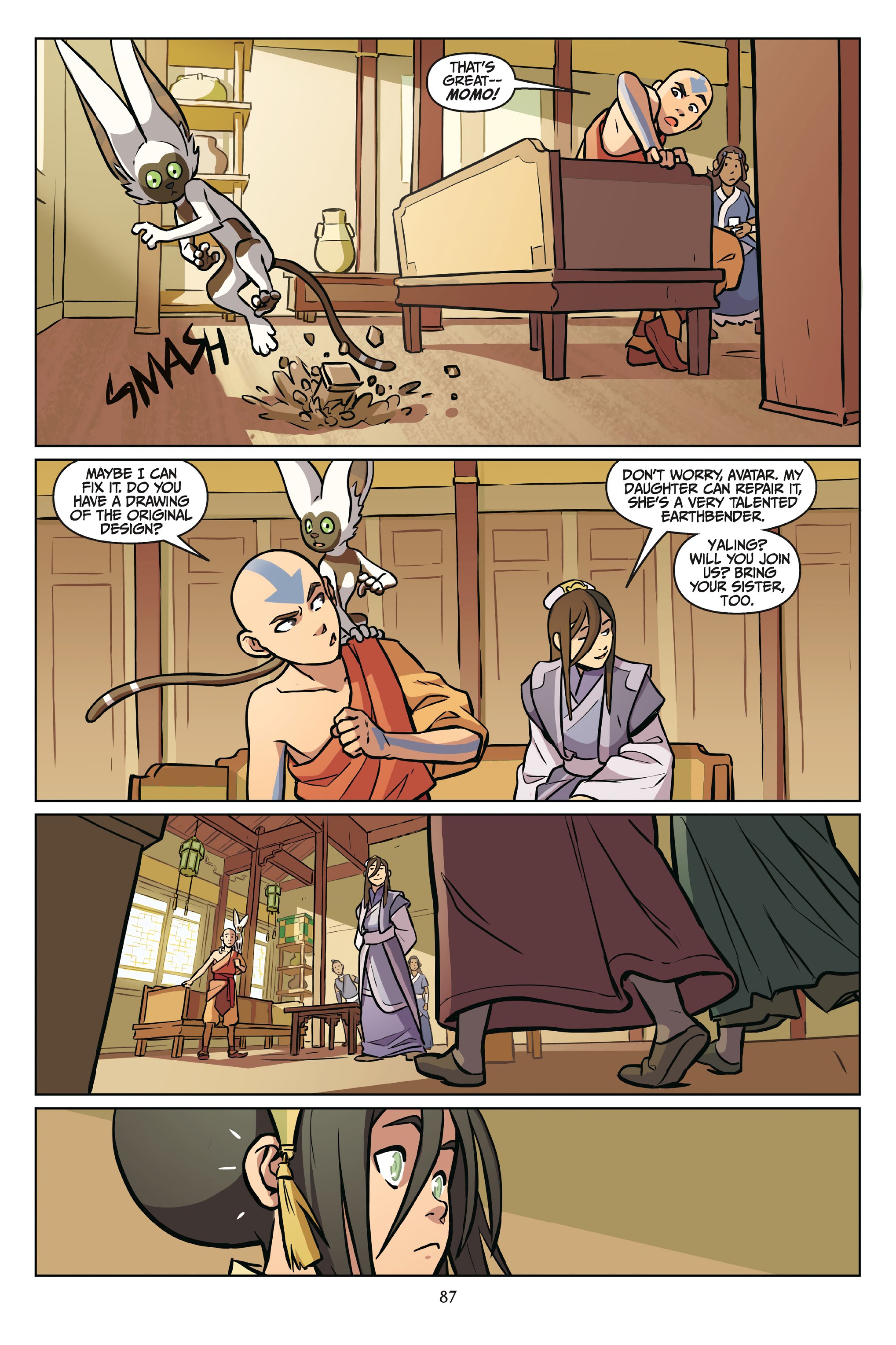 Read online Nickelodeon Avatar: The Last Airbender - Imbalance comic -  Issue # _Omnibus (Part 1) - 88