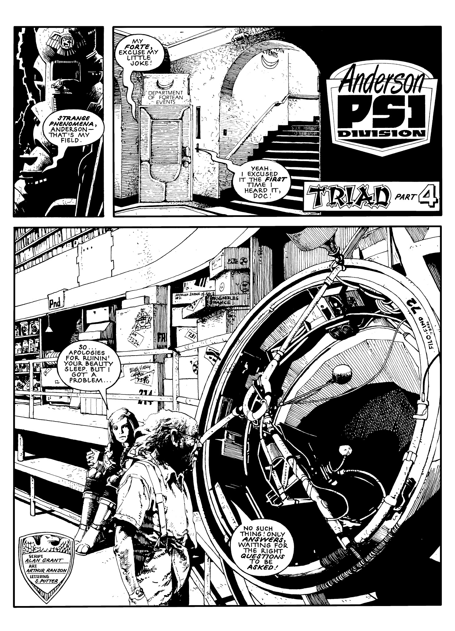 Read online Judge Anderson: The Psi Files comic -  Issue # TPB 1 - 281