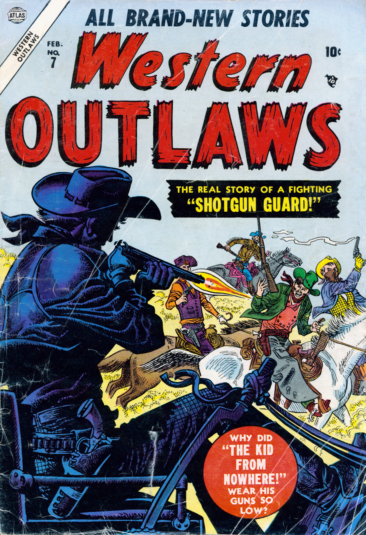 Read online Western Outlaws (1954) comic -  Issue #7 - 1