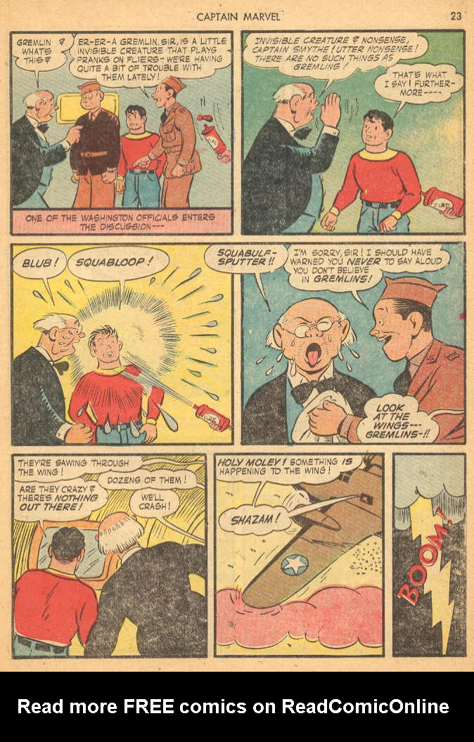 Read online Captain Marvel Adventures comic -  Issue #27 - 23