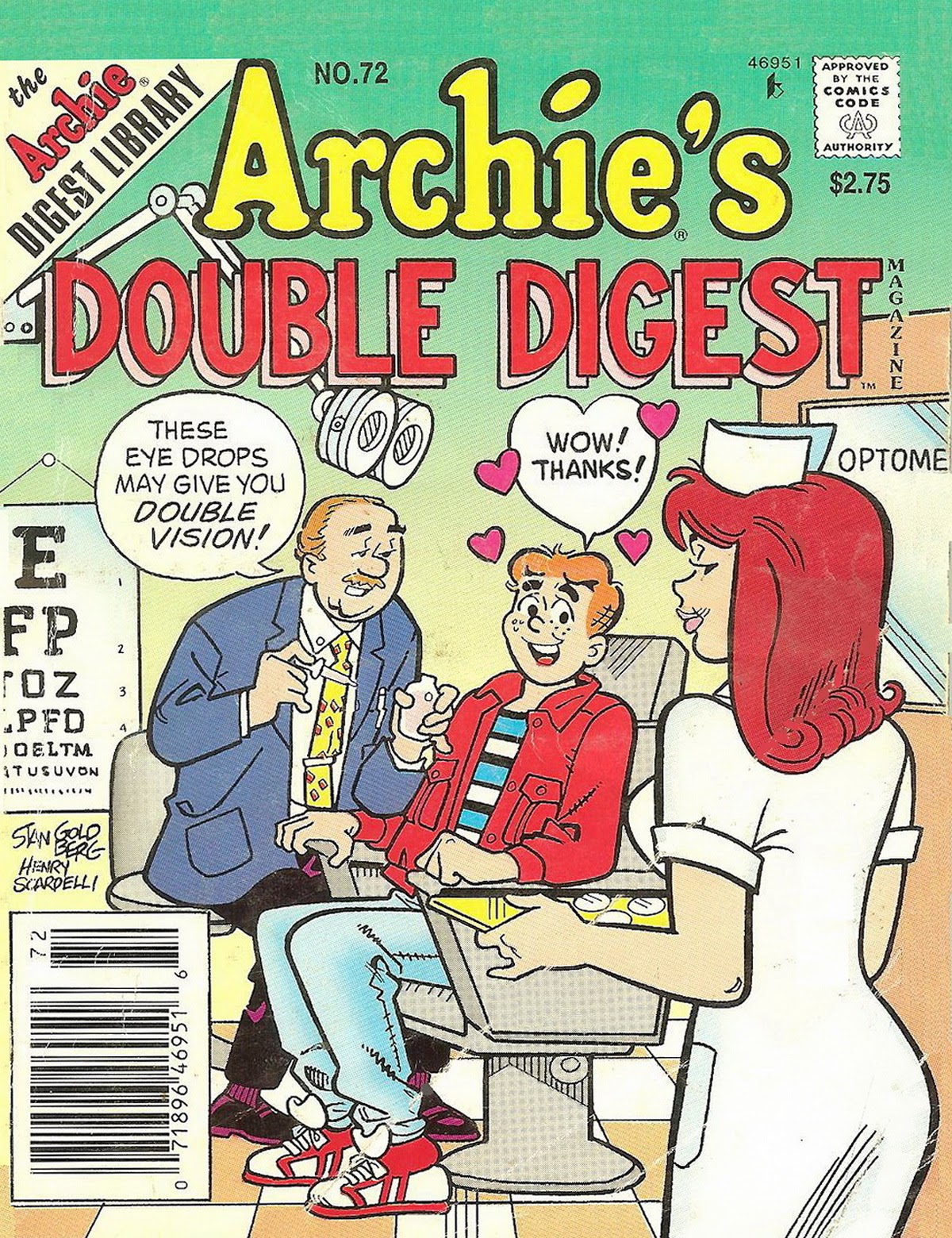 Read online Archie's Double Digest Magazine comic -  Issue #72 - 1