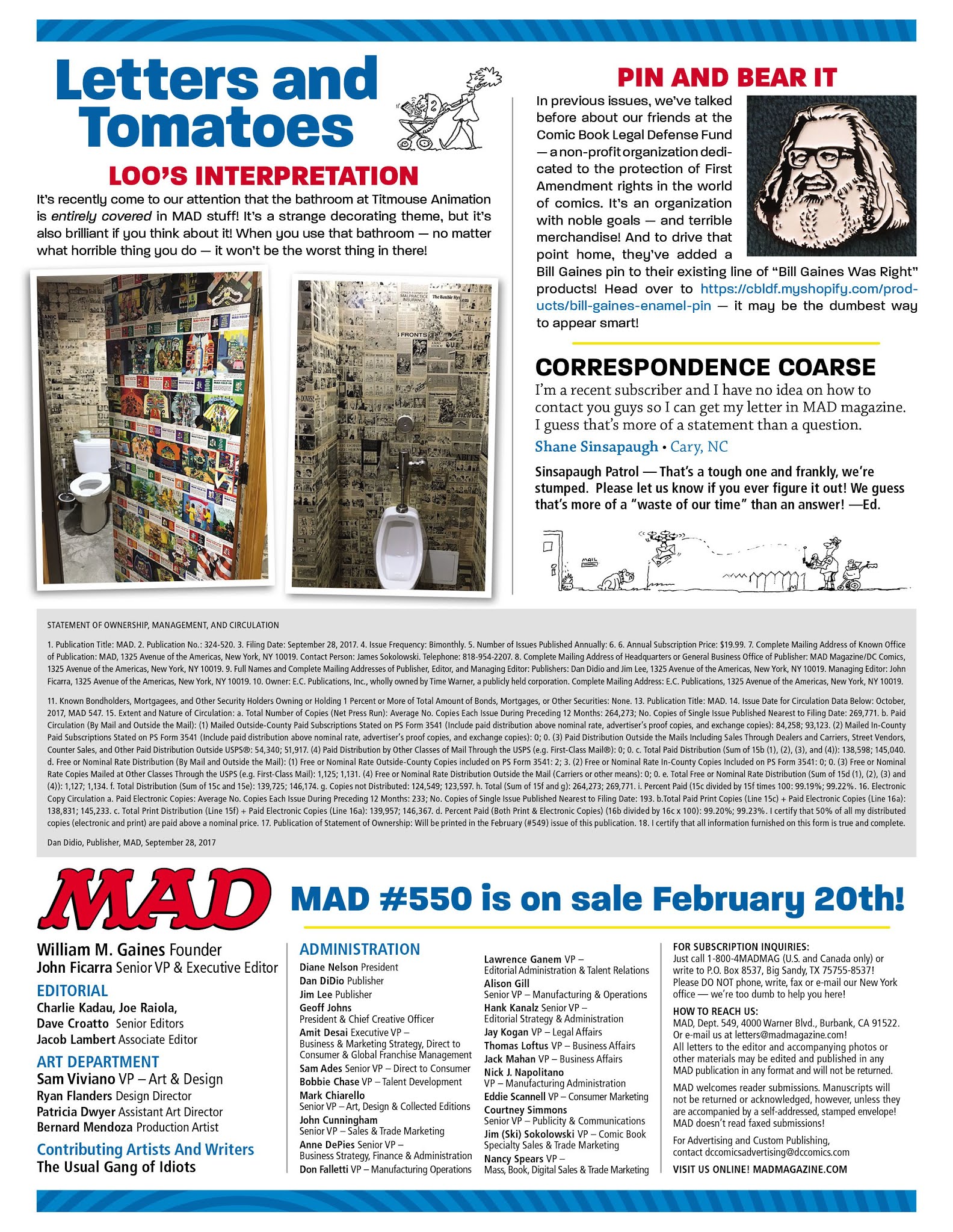 Read online MAD comic -  Issue #549 - 6